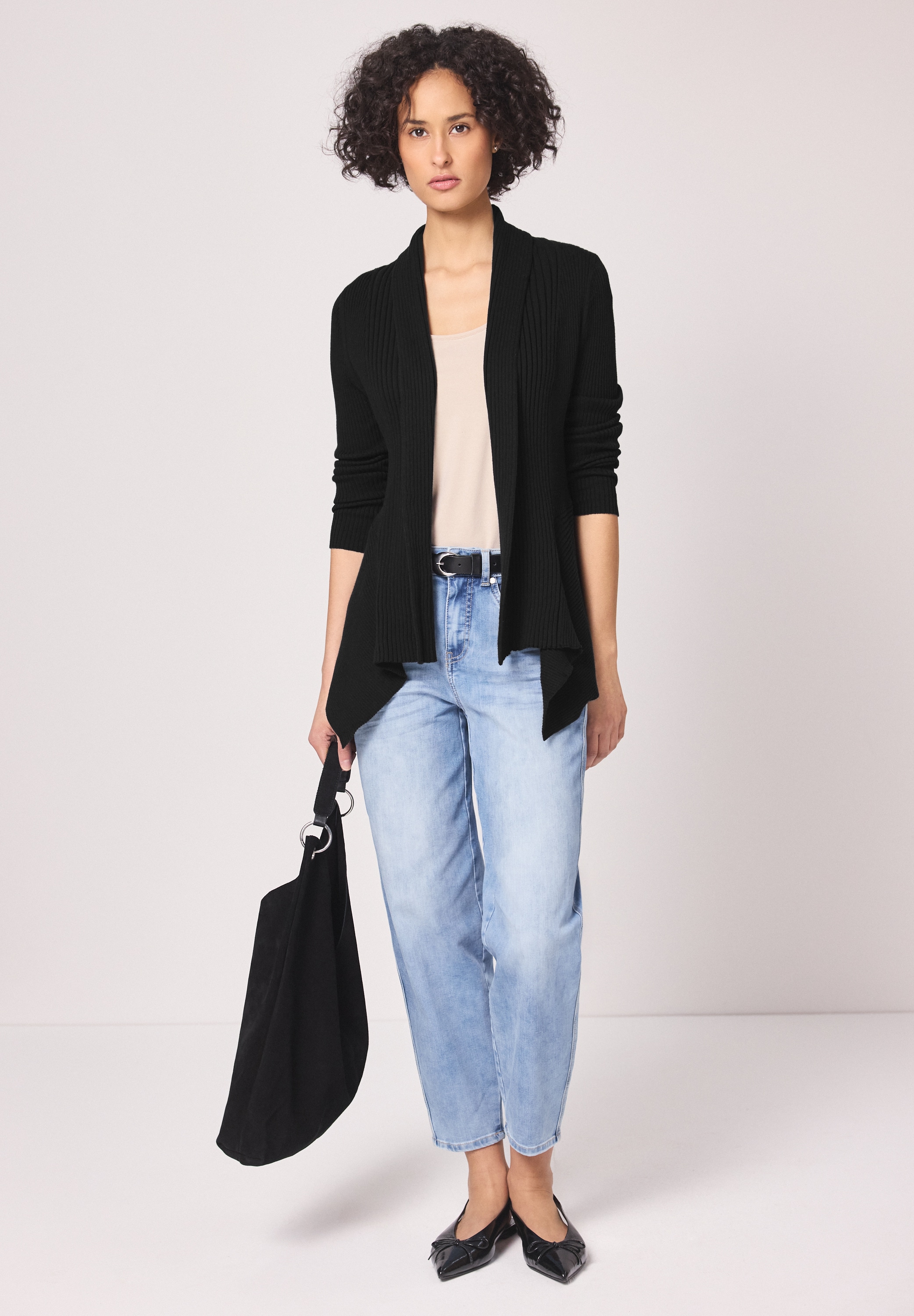 STREET ONE Strickjacke Feinstrick