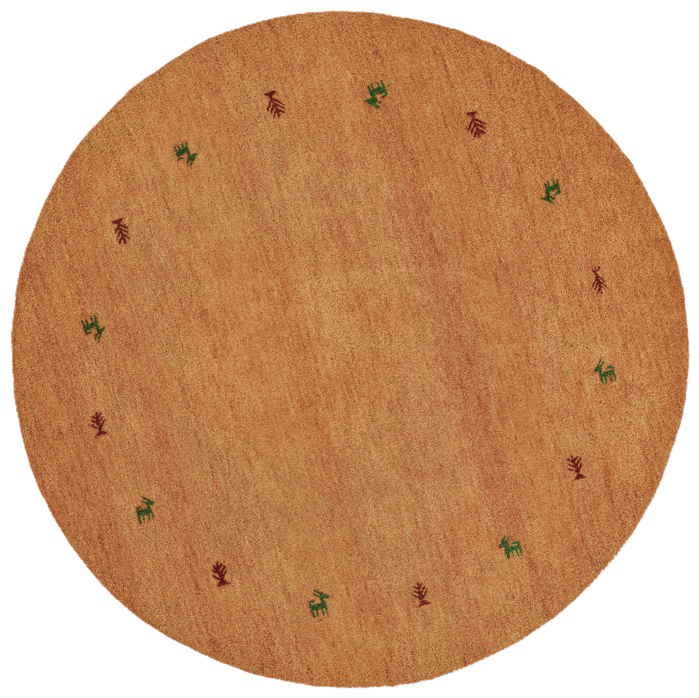 THEKO Wollteppich "Gabbeh Motiv, Handgefertigt, Teppich, Tiermotiv, reine W günstig online kaufen