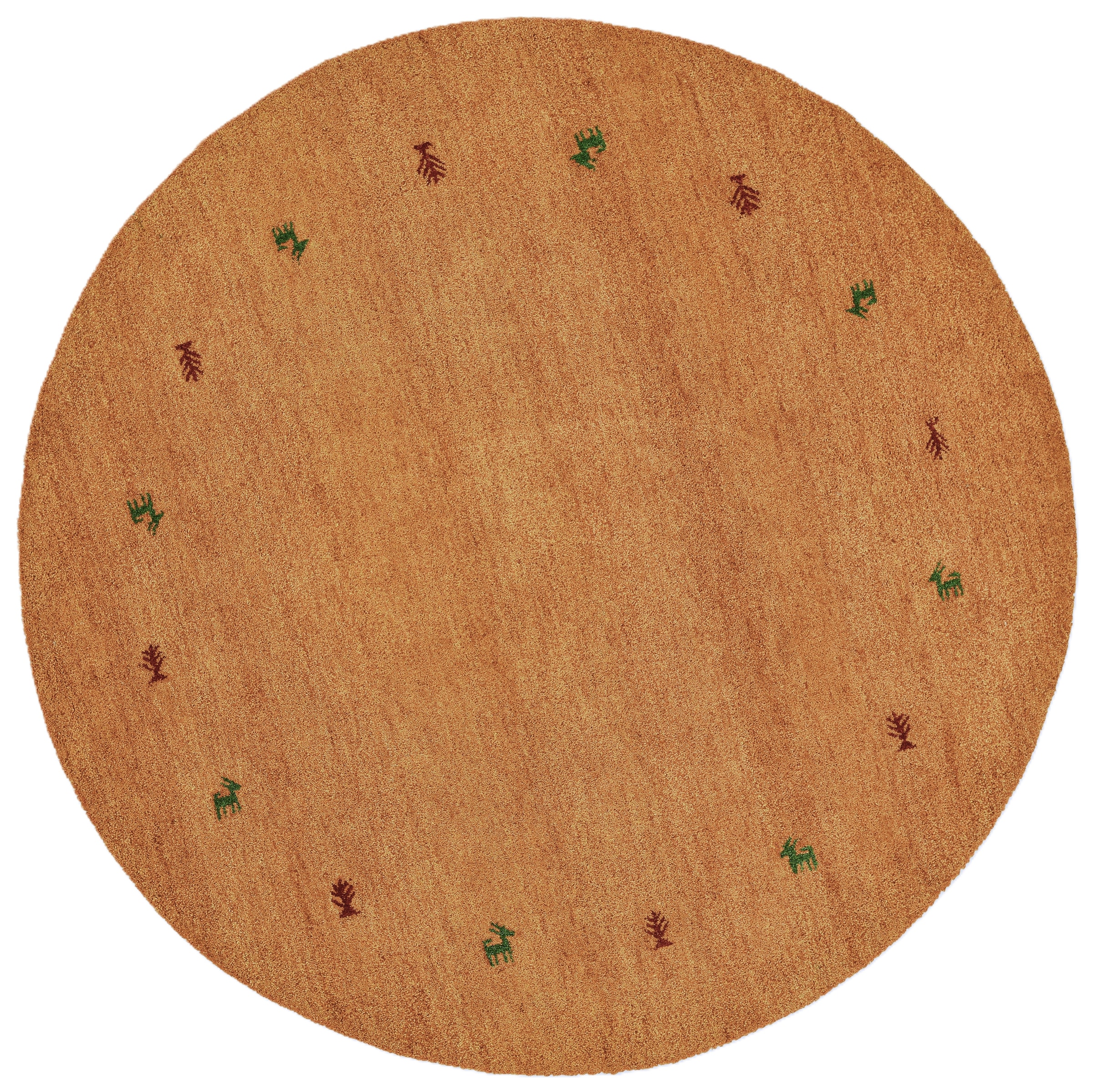 THEKO Wollteppich "Gabbeh Motiv, Handgefertigt, Teppich, Tiermotiv, reine W günstig online kaufen