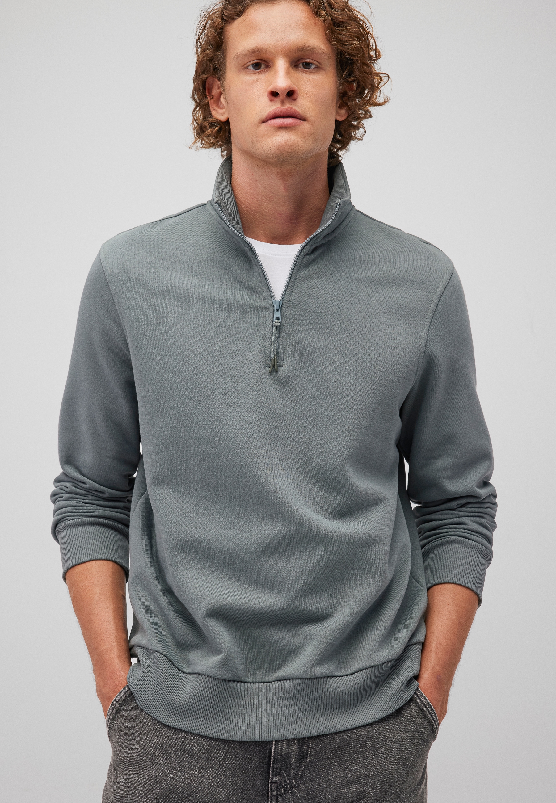 Mavi Troyer »HALF ZIP SWEATSHIRT«, Basic, Semi Basic Sweatshirts