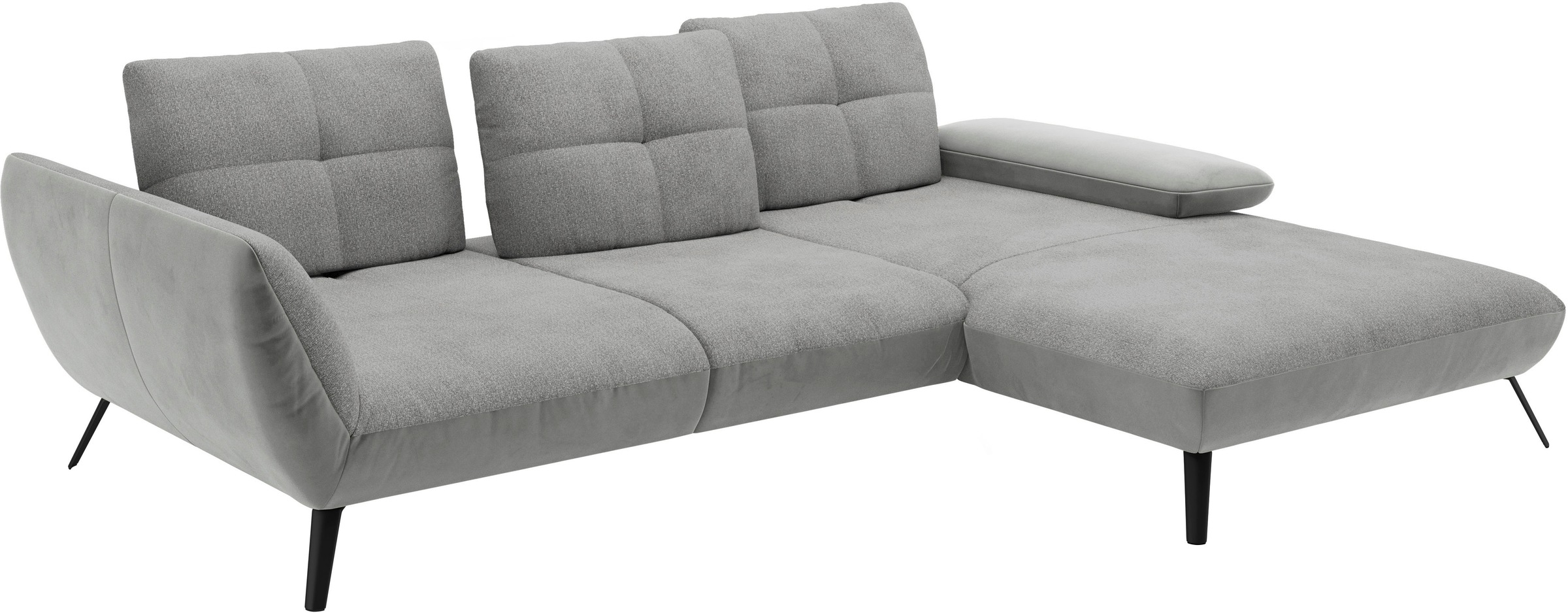 Places of Style Ecksofa »Mikado L-Form«, inkl. Sitztiefenverstellung und Armteilverstellung