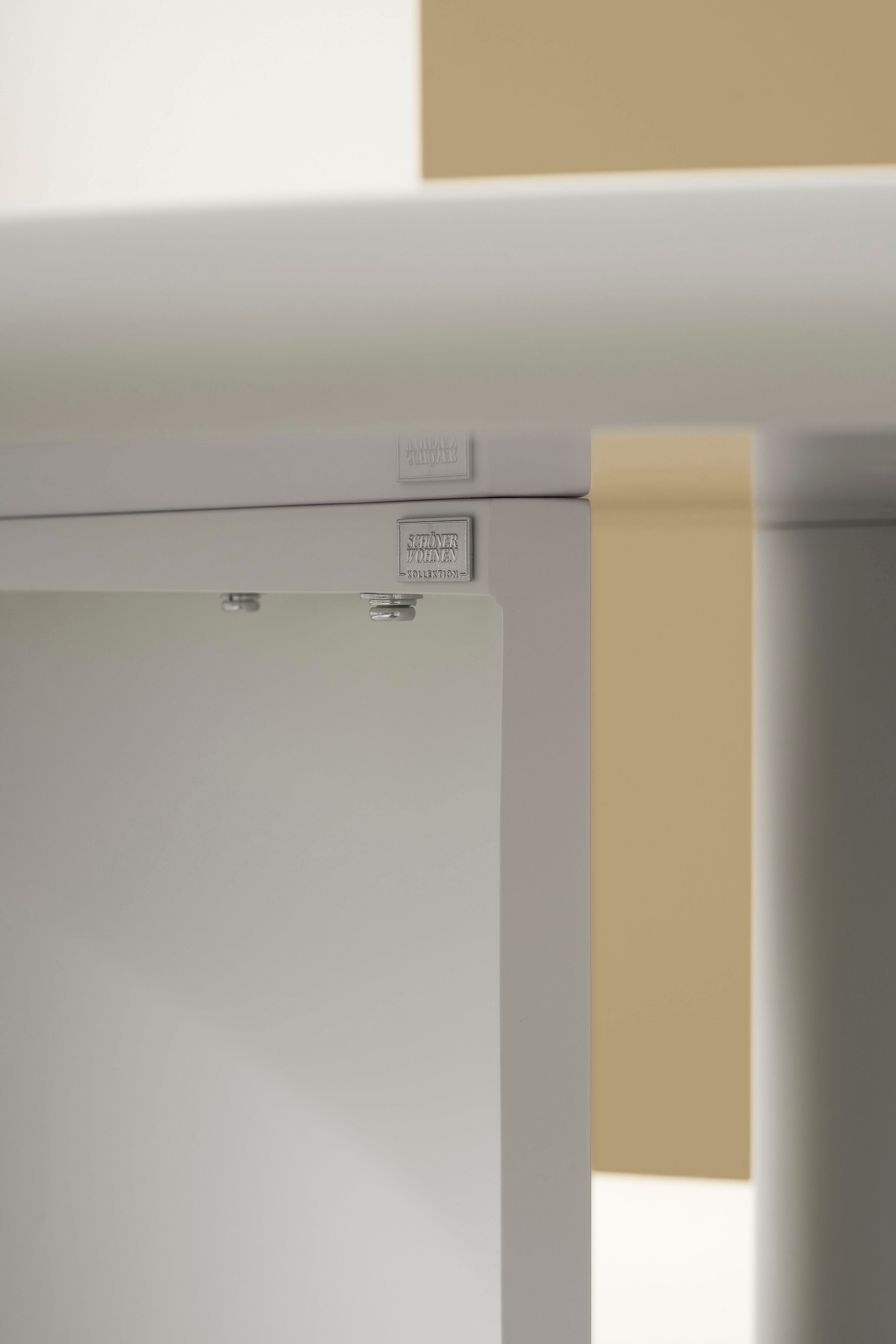 SCHÖNER WOHNEN-Kollektion Esstisch »HARSTAD« 1 Stk. tlg. 120 cm, mit variabel montierbarem Untergestell