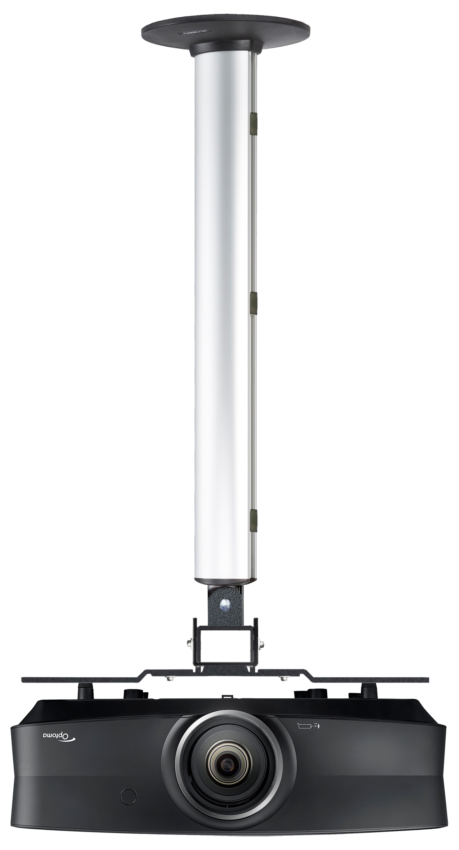 VCM Beamer-Deckenhalterung "Alu Projekt Beamer Deckenhalterung 70-125 cm CPM", silber, Gerätehalterungen