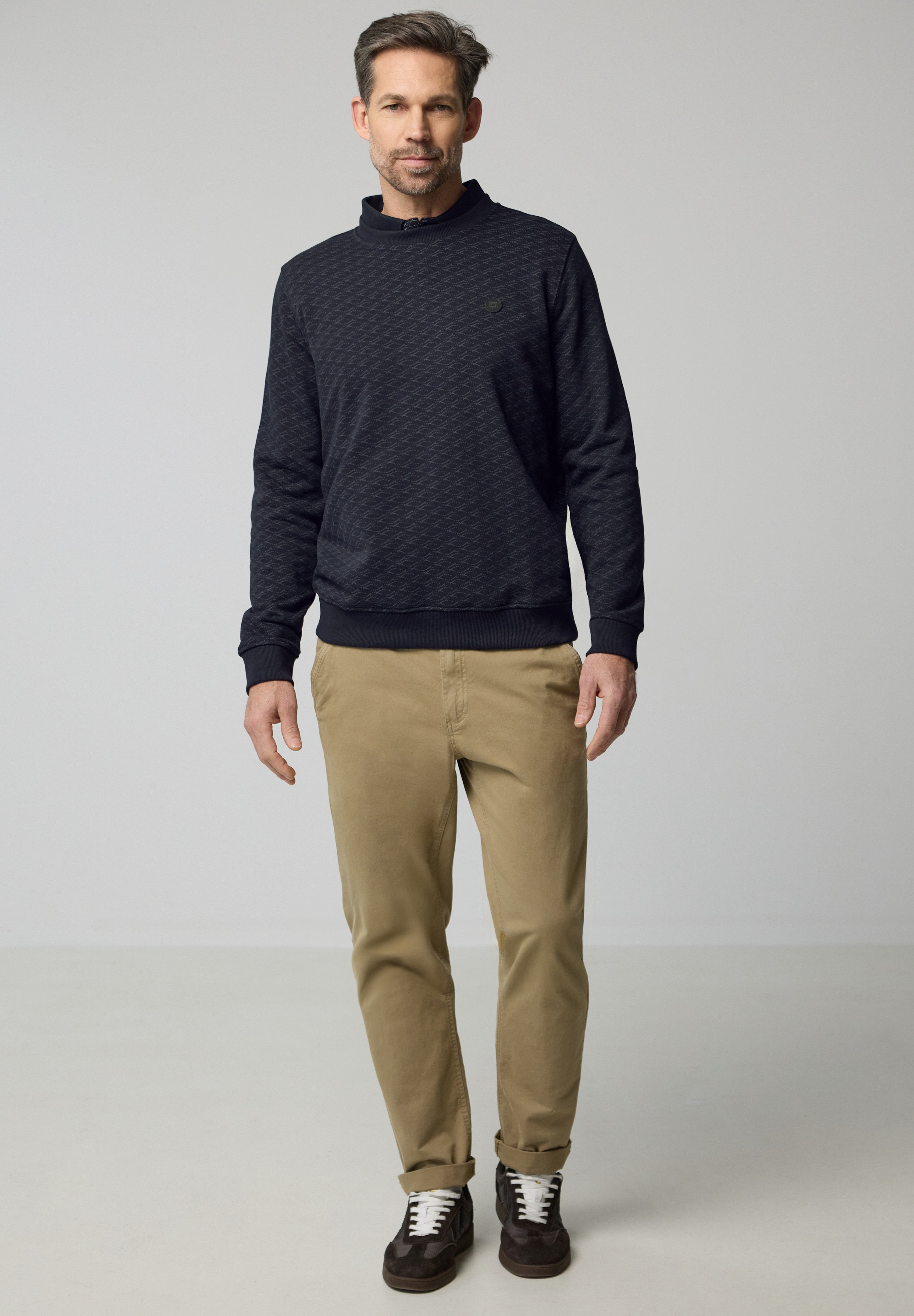 STREET ONE MEN Sweatshirt , Rundhalsausschnitt
