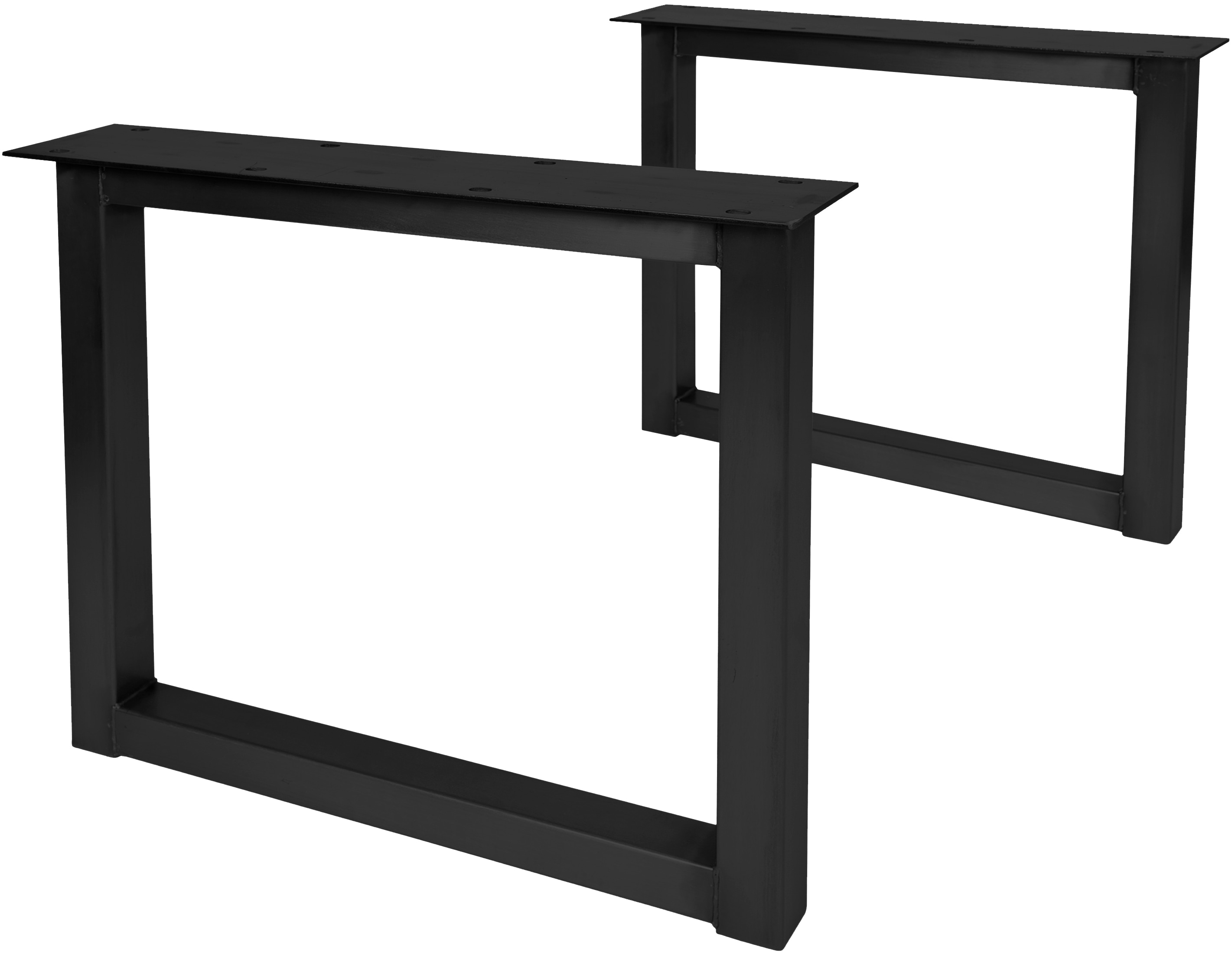 SIT Tischbein "Padua aus Stahl im Kufen-Design für Platten bis 240 cm" 1 Stk. tlg. Für 160–240 cm Tischplatten mit 6 x 6 cm starken Stahlrohren