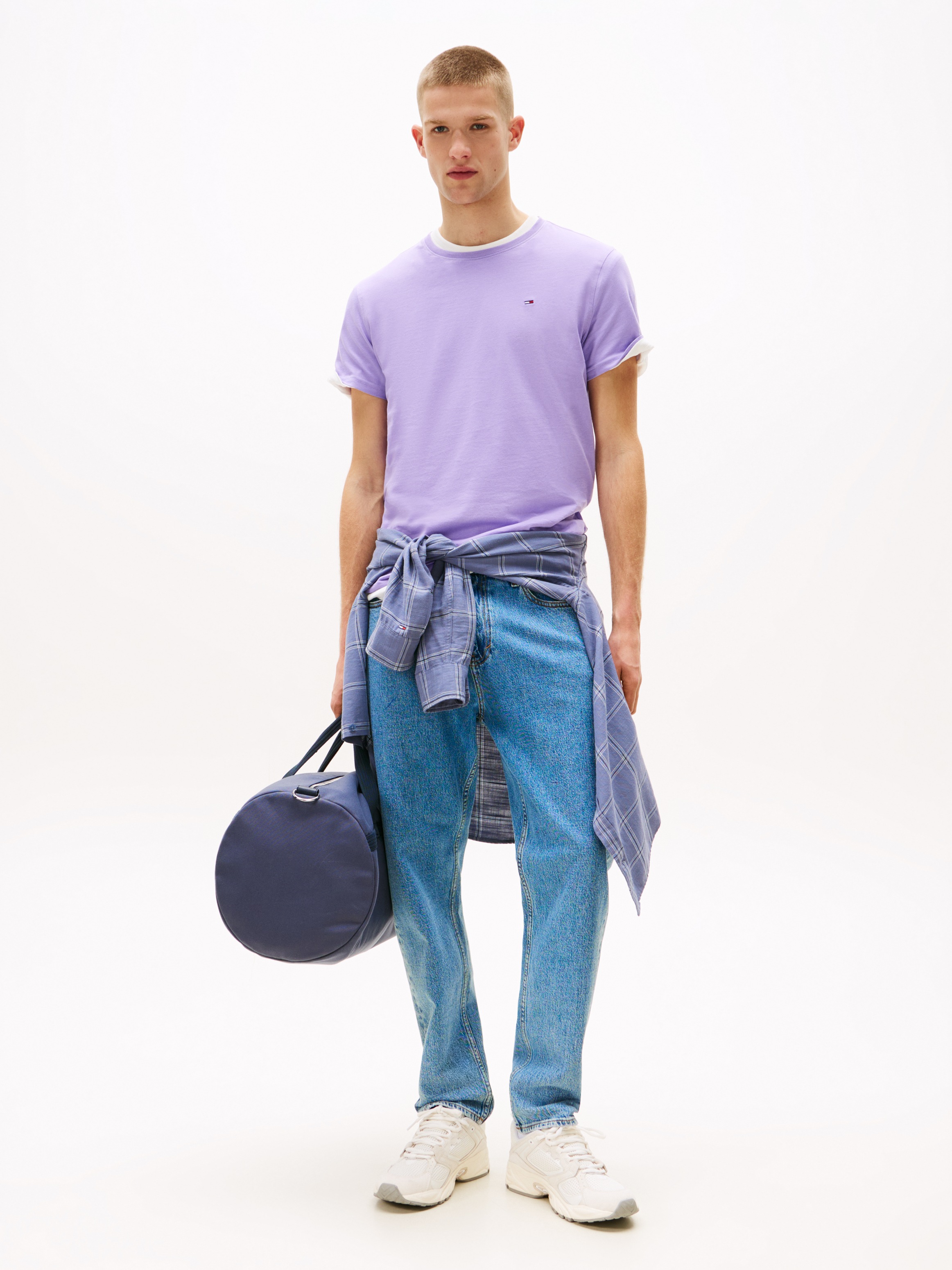 Tommy Jeans T-Shirt "TJM ESSENTIAL SOLID TEE", mit Rundhalsausschnitt und d günstig online kaufen