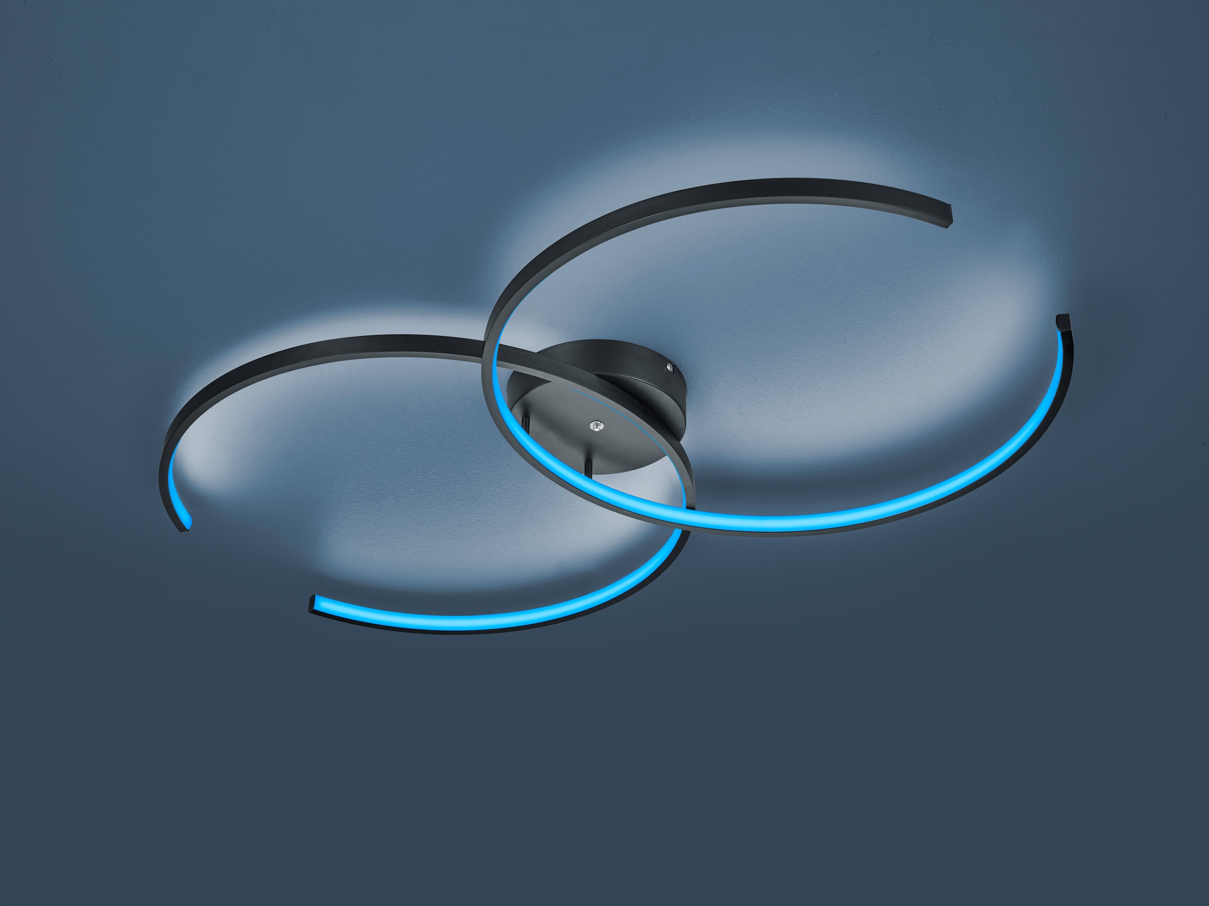 TRIO Leuchten LED Deckenleuchte »CITIZEN«, 2 flammig, Leuchtmittel LED-Board | LED fest integriert, WiZ Smarthome Deckenleuchte App Steuerung