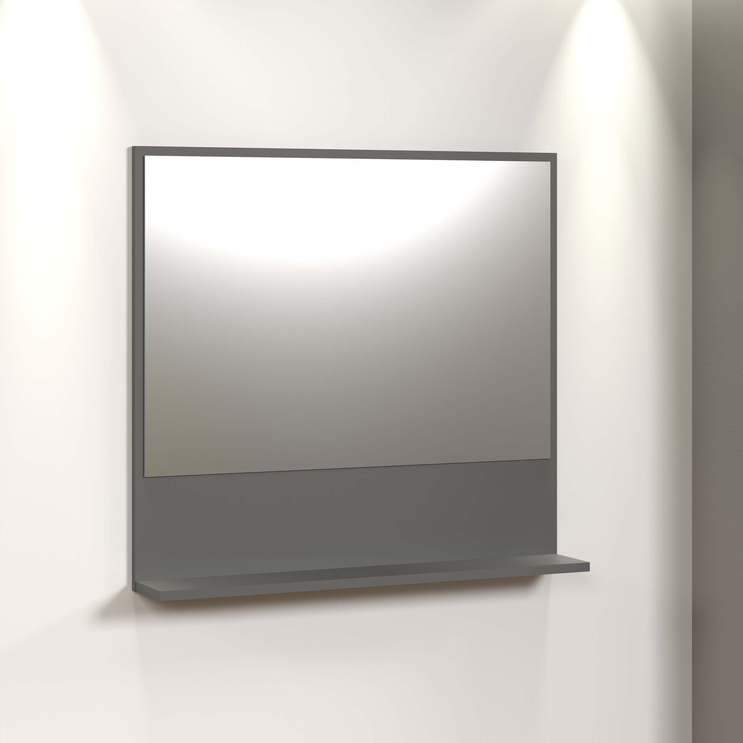 Thumbnail - welltime Badspiegel "Amrum", Eleganter Badezimmerspiegel mit Ablage