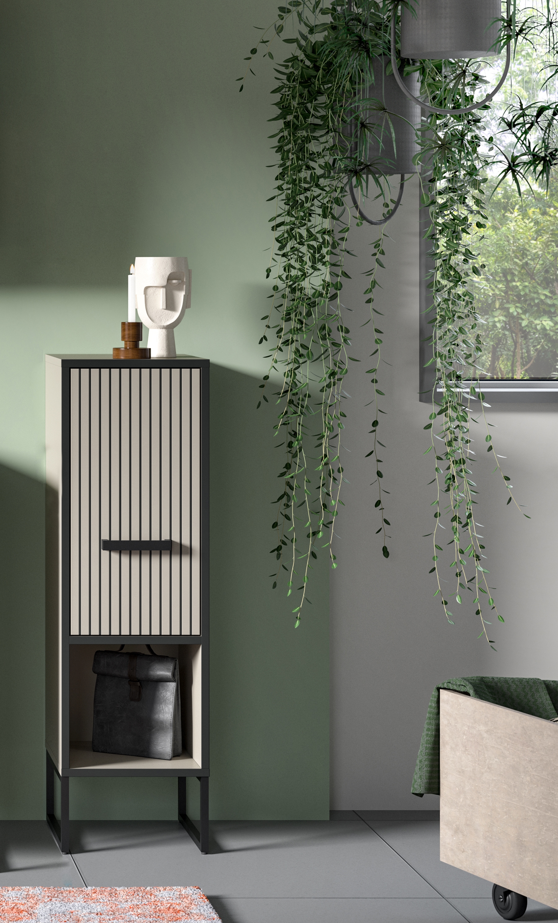 welltime Unterschrank "Locri, Höhe 101 cm, 1 Tür" 1 tlg. Türanschlag wechse günstig online kaufen