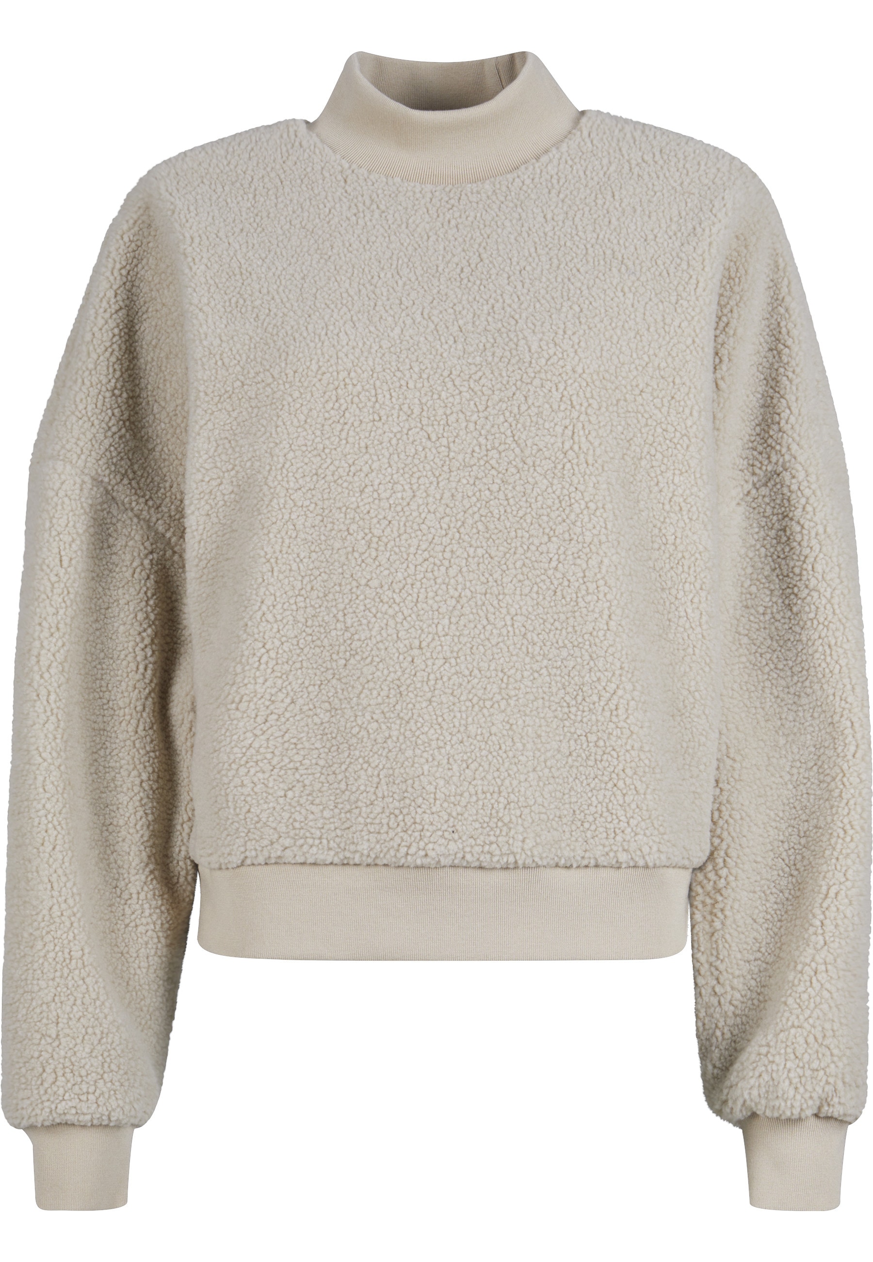 URBAN CLASSICS Sweater "Urban Classics Damen Ladies Sherpa Crewneck" günstig online kaufen