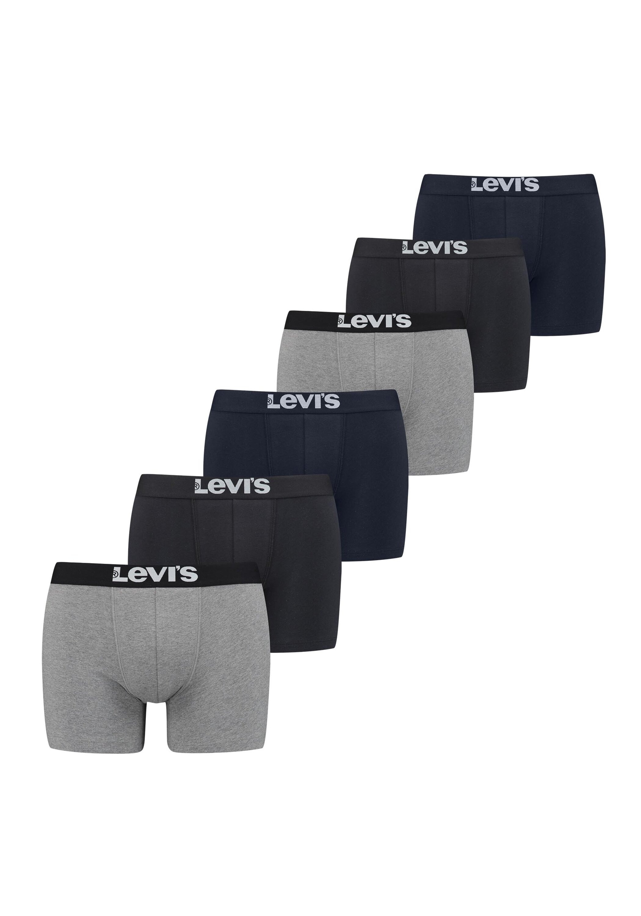 Levis Boxershorts "Boxershort SOLID BASIC BOXER BRIEF ORG CO 6P ECOM 6er Pack"