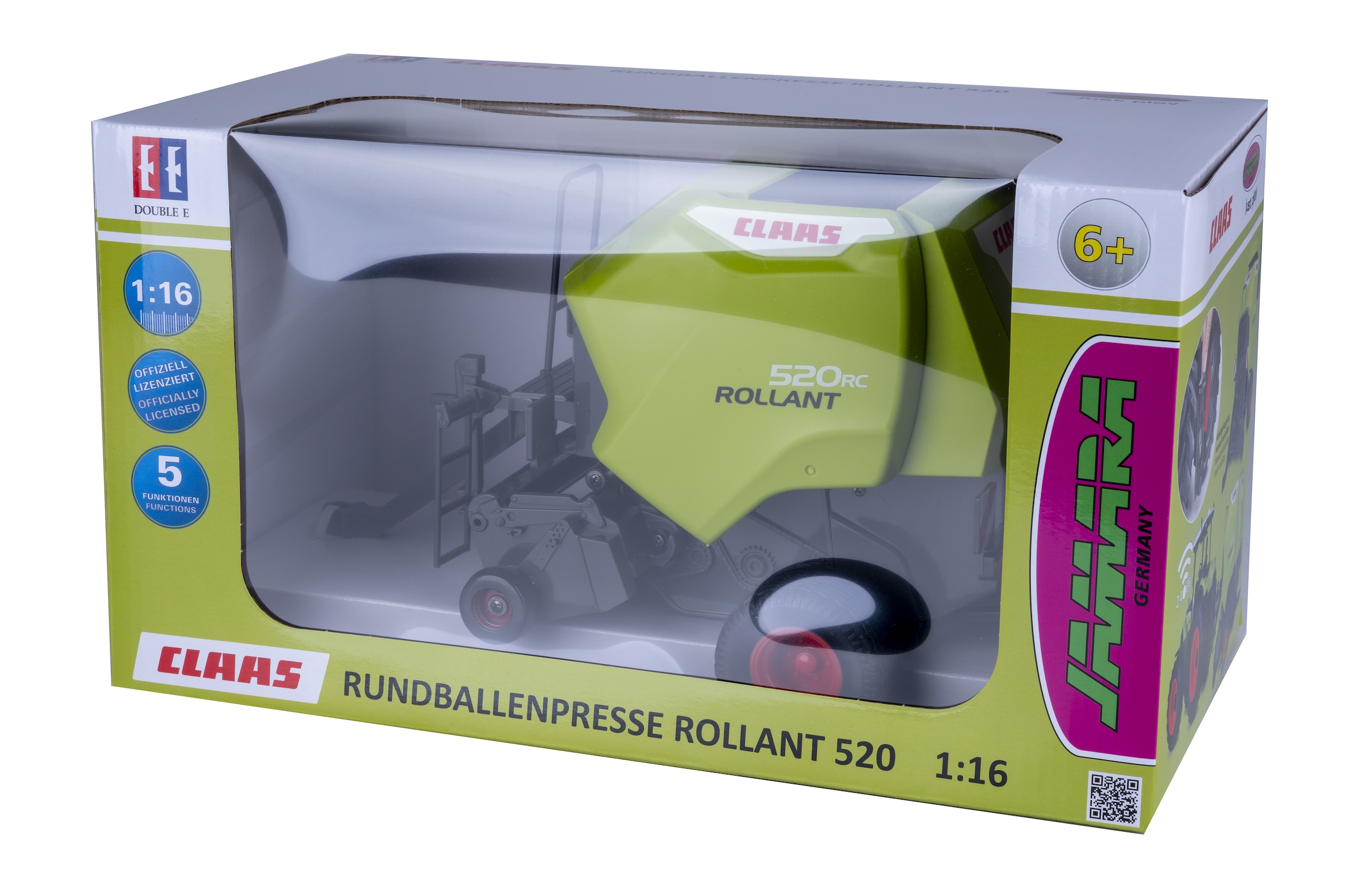 Jamara Spielfahrzeug-Anhänger »Claas Rollant 520 Rundballenpresse für RC-Traktor 1:16«