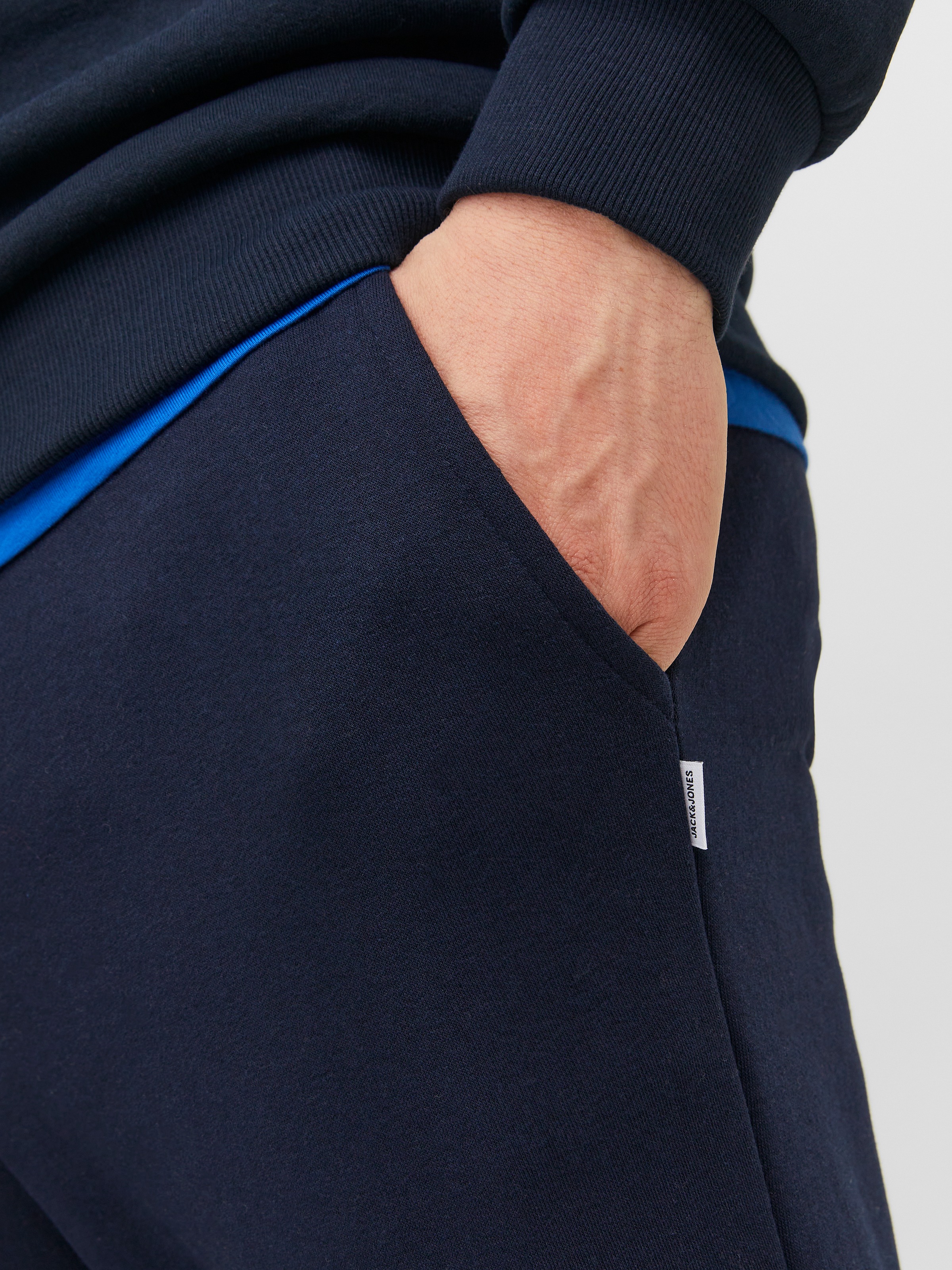 Jack & Jones Sweathose "JPSTGORDON mit Kordelzug und Komfortbund" unifarben günstig online kaufen