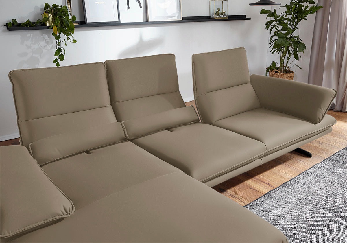 W.SCHILLIG Ecksofa "broadway, Designsofa mit tollem Sitzkomfort" Sitztiefen günstig online kaufen