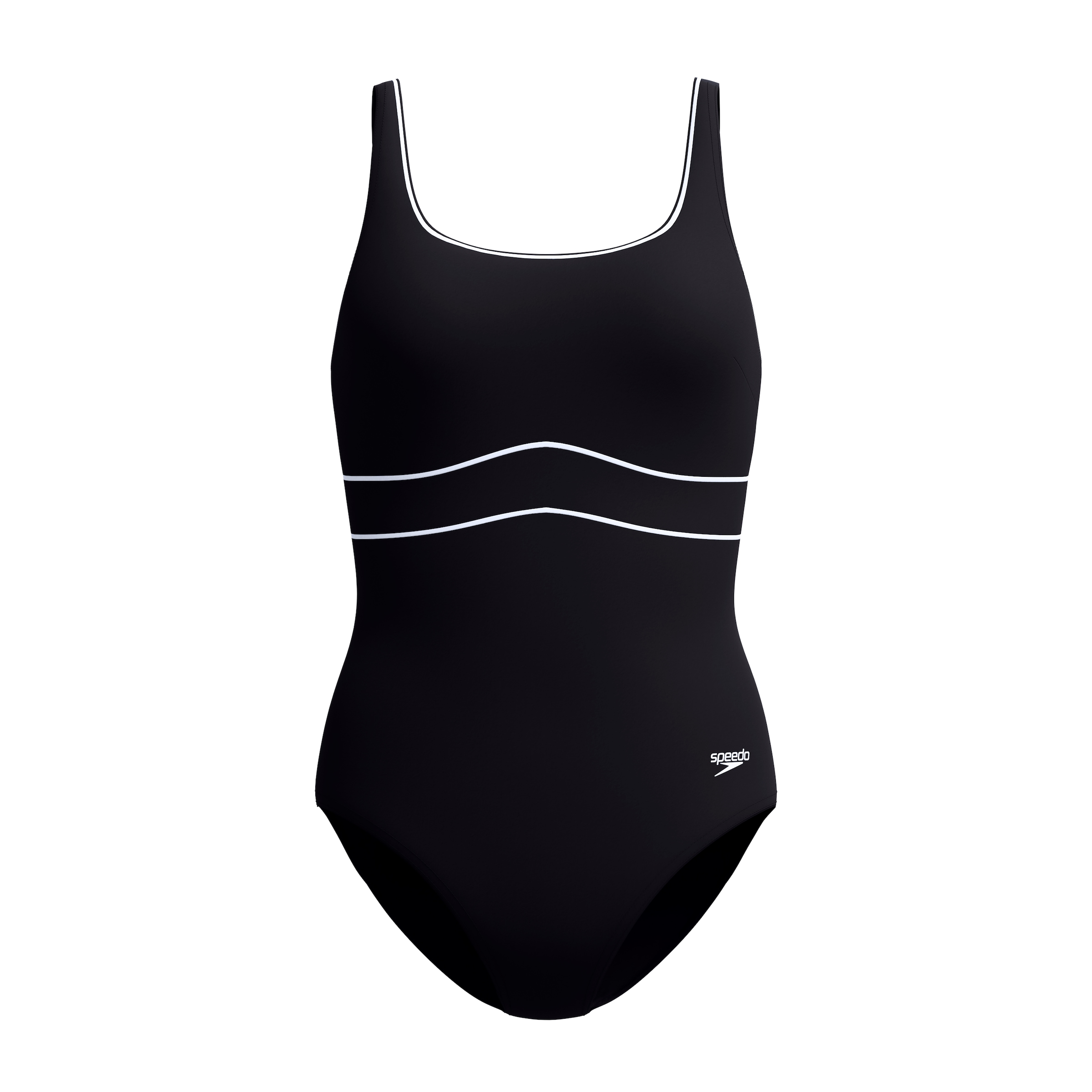 Speedo Badeanzug »WOMENS SHAPING CONTOURECLIPSE« formgebender Stoff, mittlere Brustunterstützung, schnell trocknend