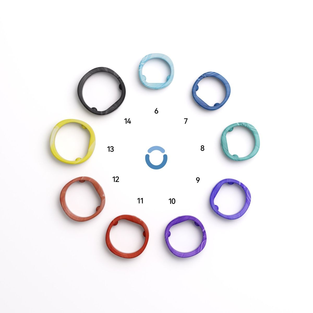 RingConn Activity Tracker »GEN2 und Air Sizing Kit; vor der Ringbestellung die Größe ermitteln« Teste die Größe an deinem bevorzugten Finger