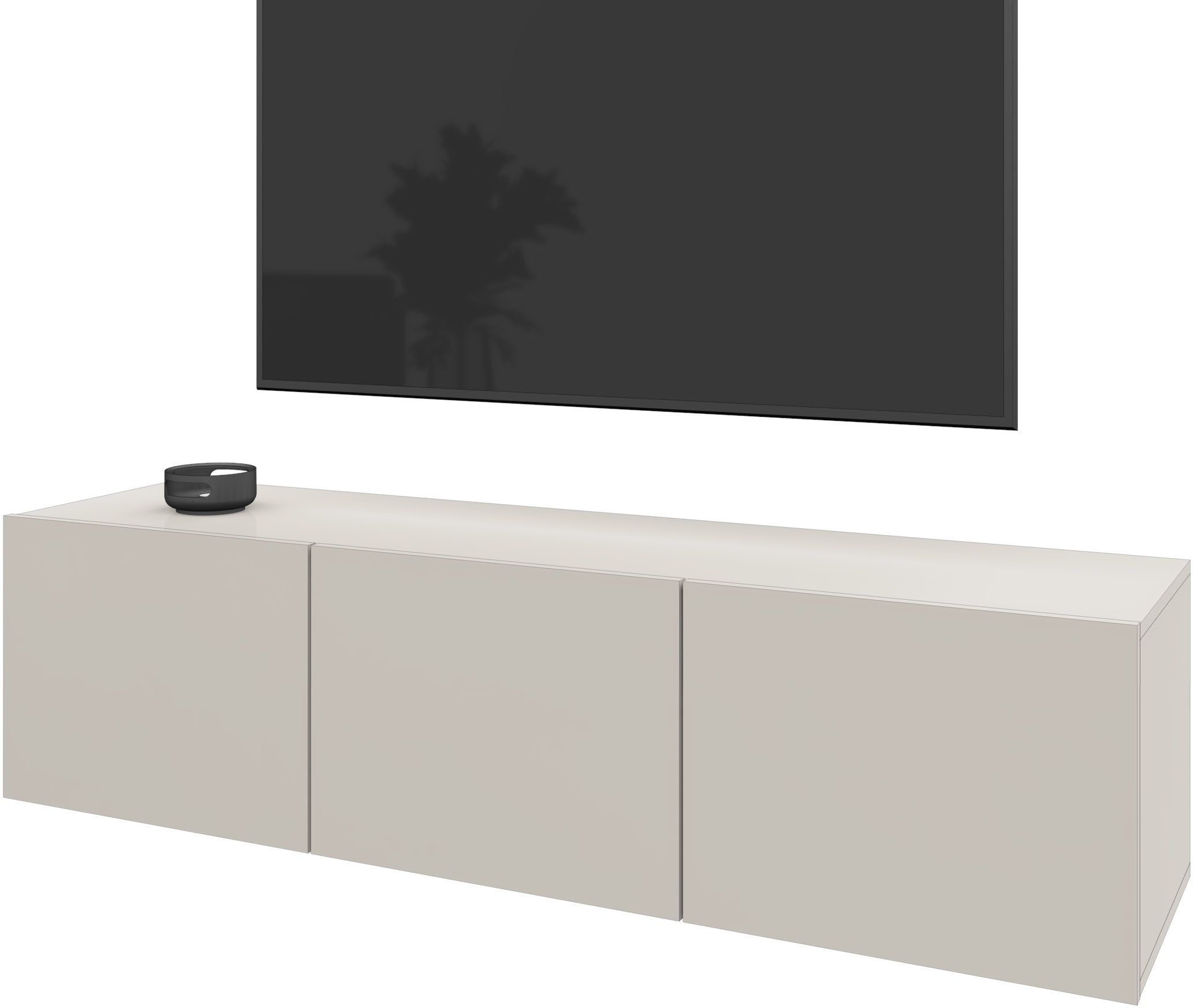 borchardt Möbel Lowboard "Sophia, TV-Schrank mit 3 Türen, hängend oder steh günstig online kaufen