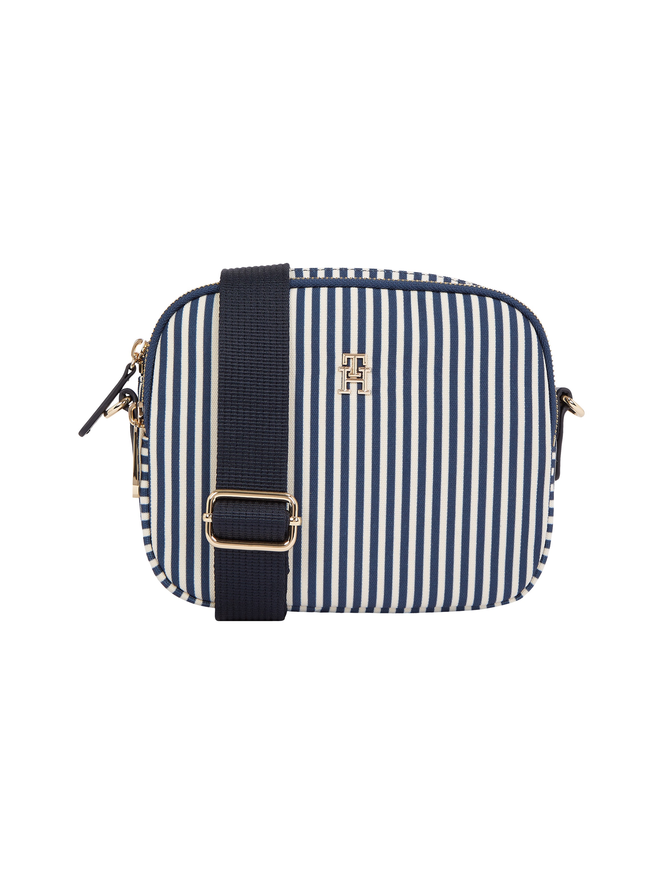 Tommy Hilfiger "POPPY SUMMER CAMERA BAG", Damen Umhängetasche, Schultertasche, Minibag mit Streifen