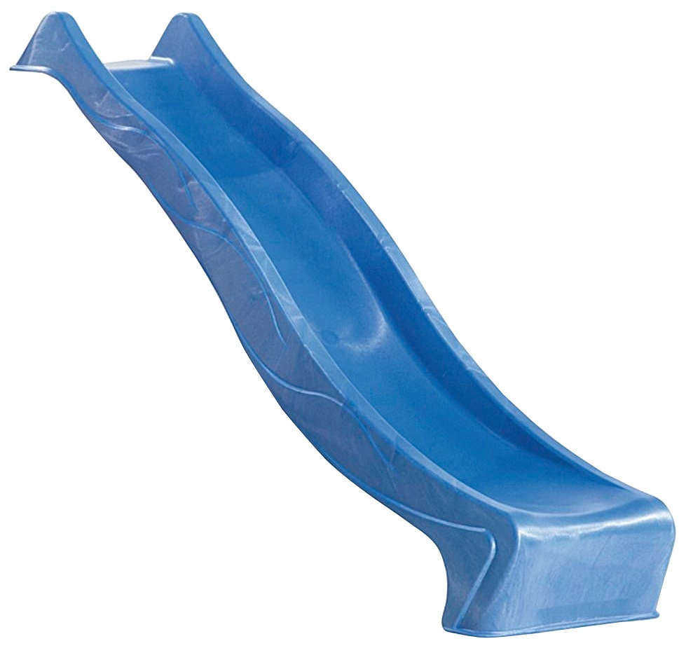 AKUBI Spielturm »Fidel«, (Set, 2 tlg.), BxTxH: 198x243x329,5 cm, mit Rutsche in blau