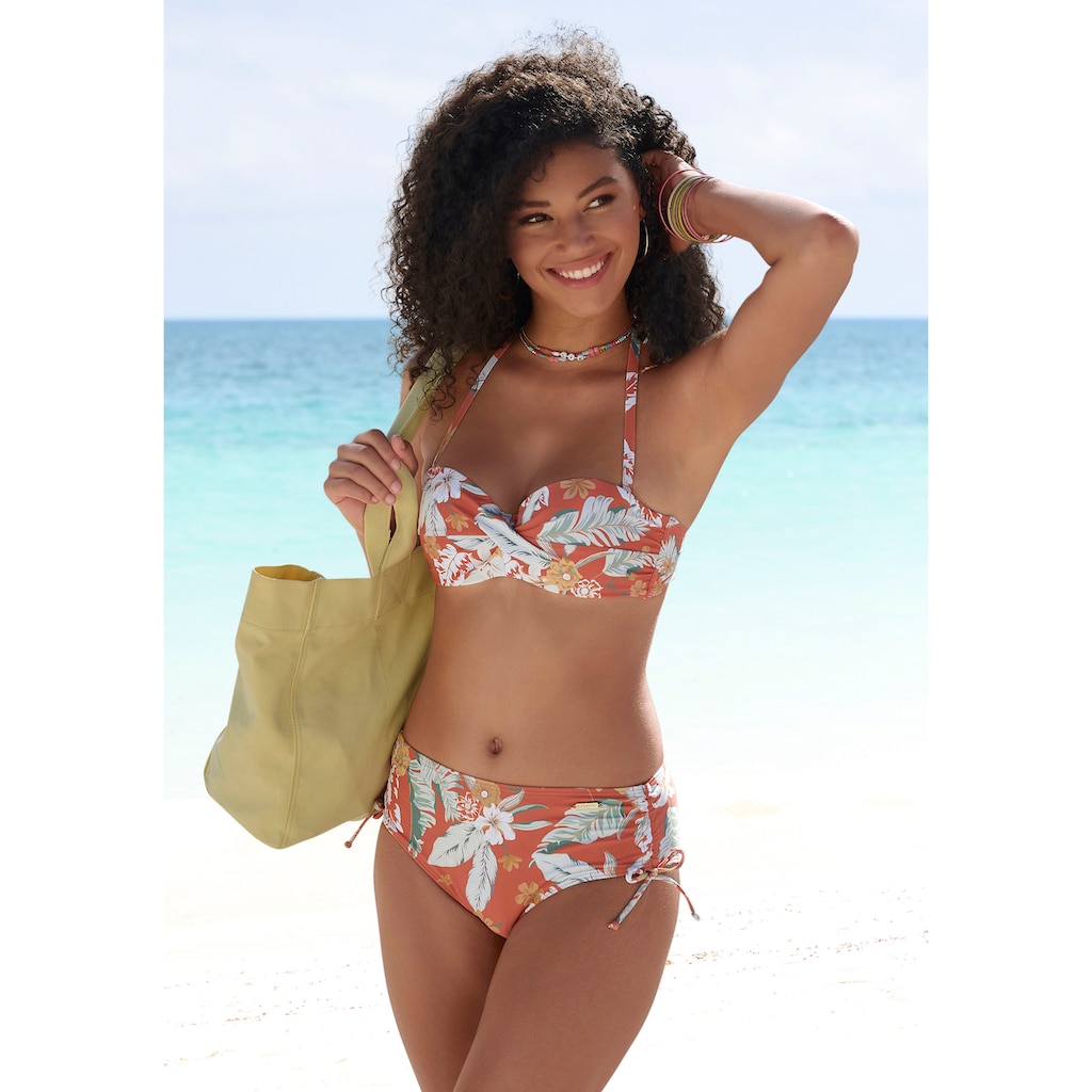 Sunseeker Bügel-Bandeau-Bikini-Top »Suva« mit floralem Design