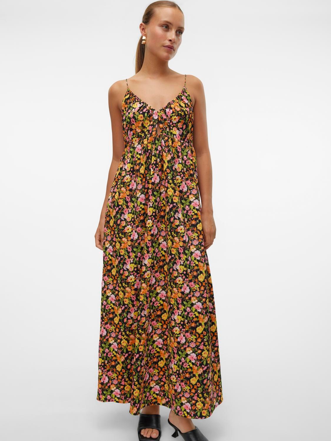 Vero Moda Spaghettikleid "VMPAGE SINGLET ANKLE DRESS WVN GA" Sommerkleid günstig online kaufen