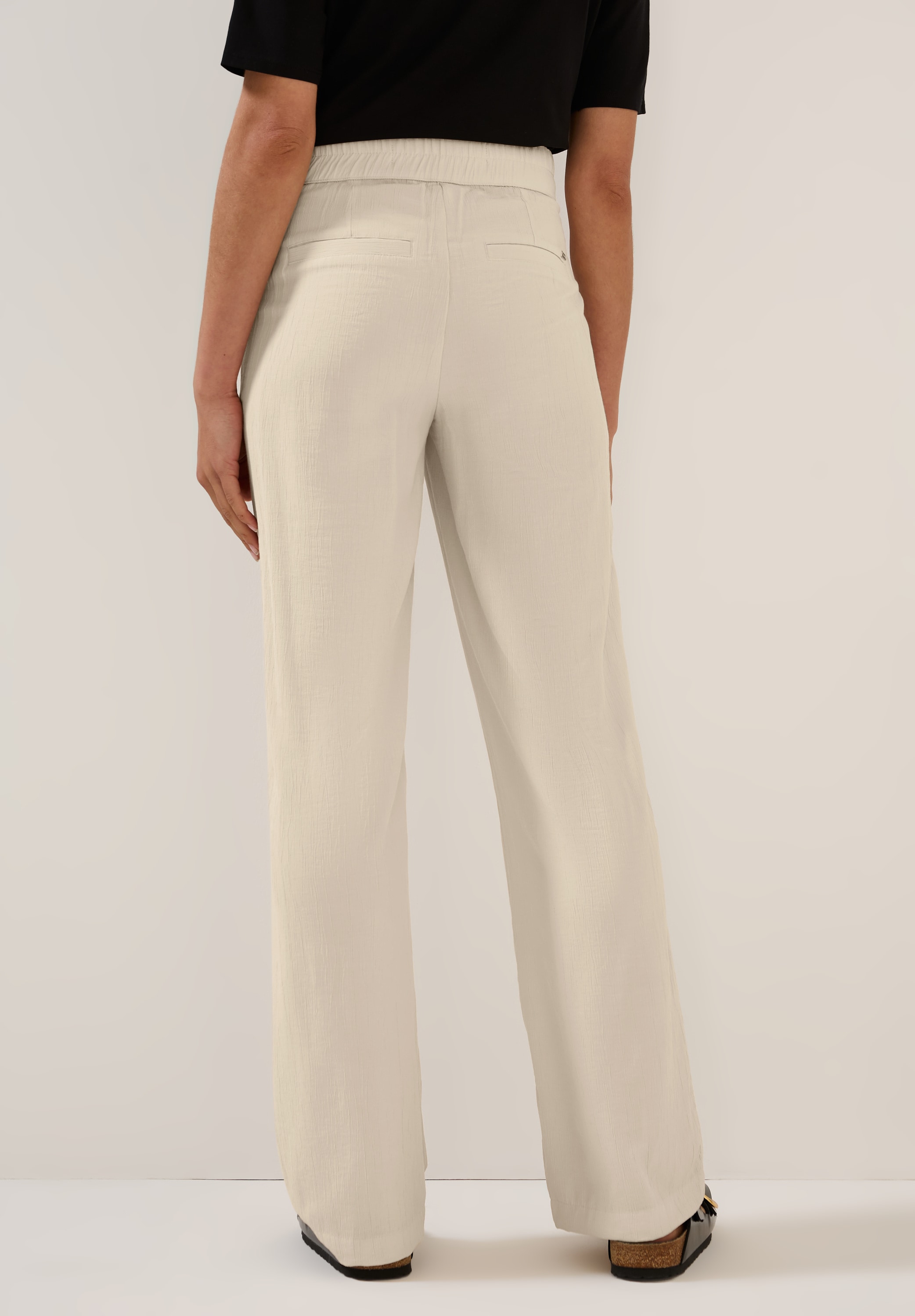 Cecil Stoffhose, High Waist günstig online kaufen