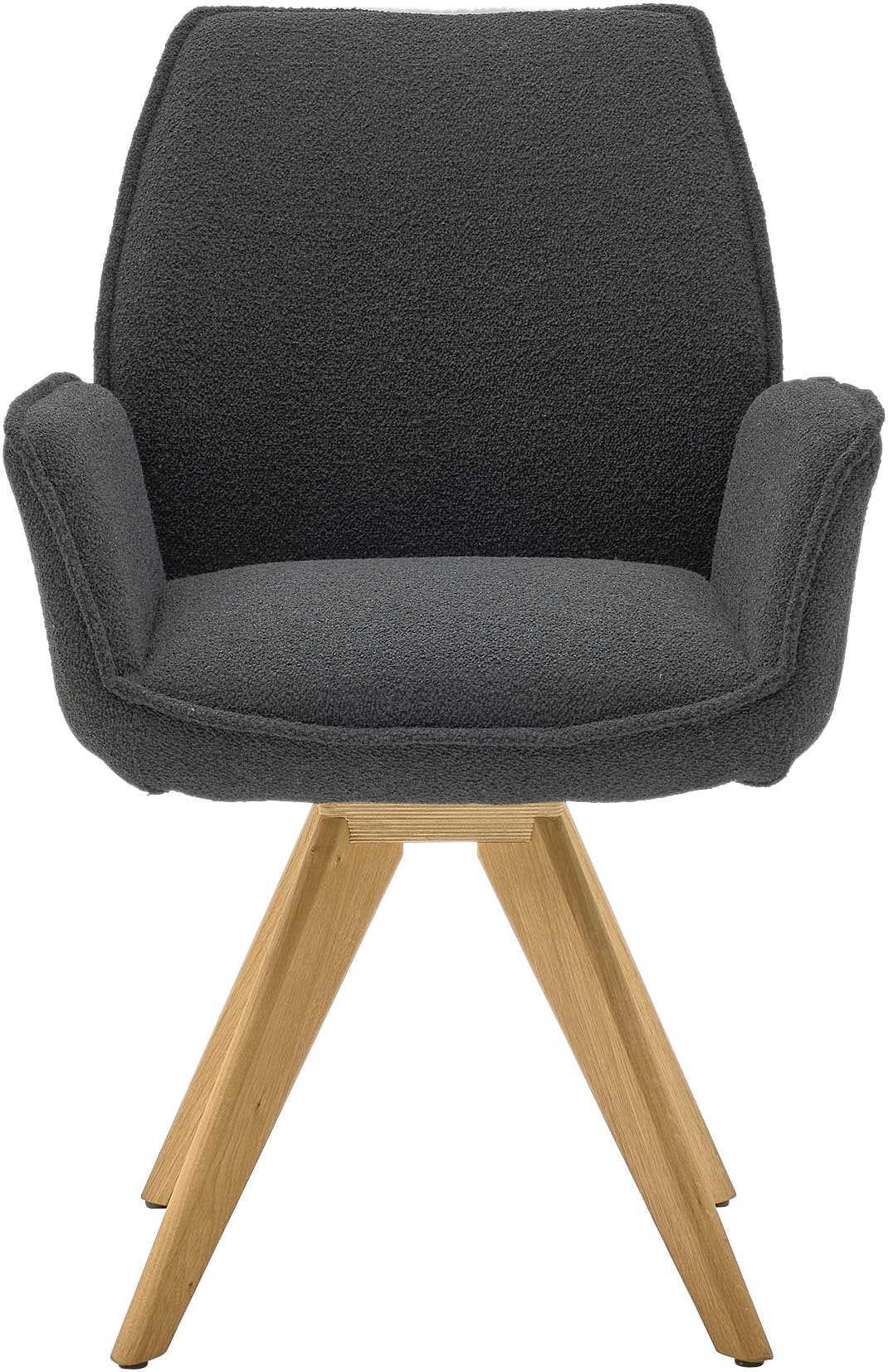 Musterring Esszimmerstuhl "Tiama", (Set), 2 St., Bouclé, Stativgestell Eich günstig online kaufen