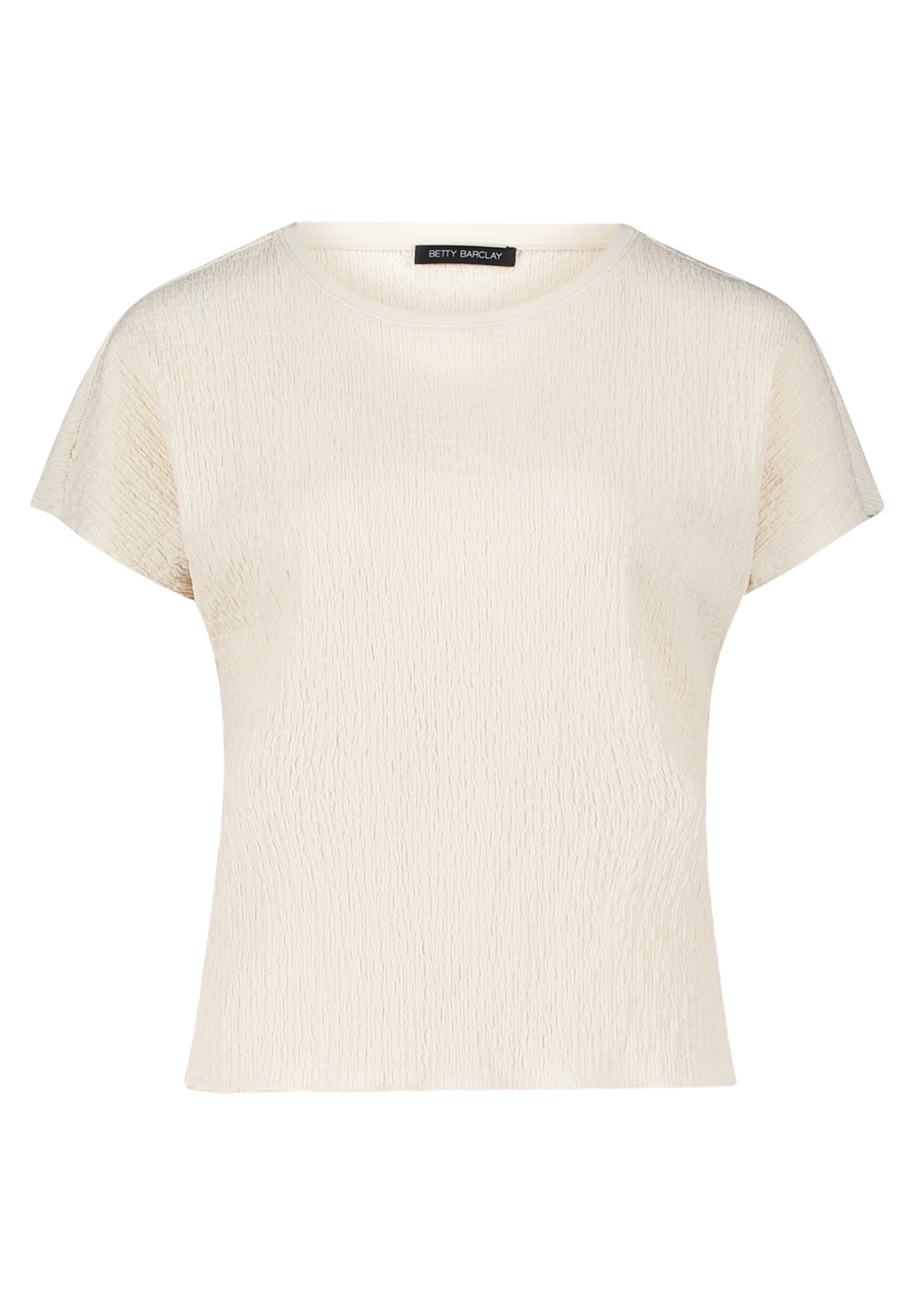Betty Barclay Kurzarmshirt »Betty Barclay Strukturshirt mit U-Boot-Ausschnitt«, (1 tlg.)