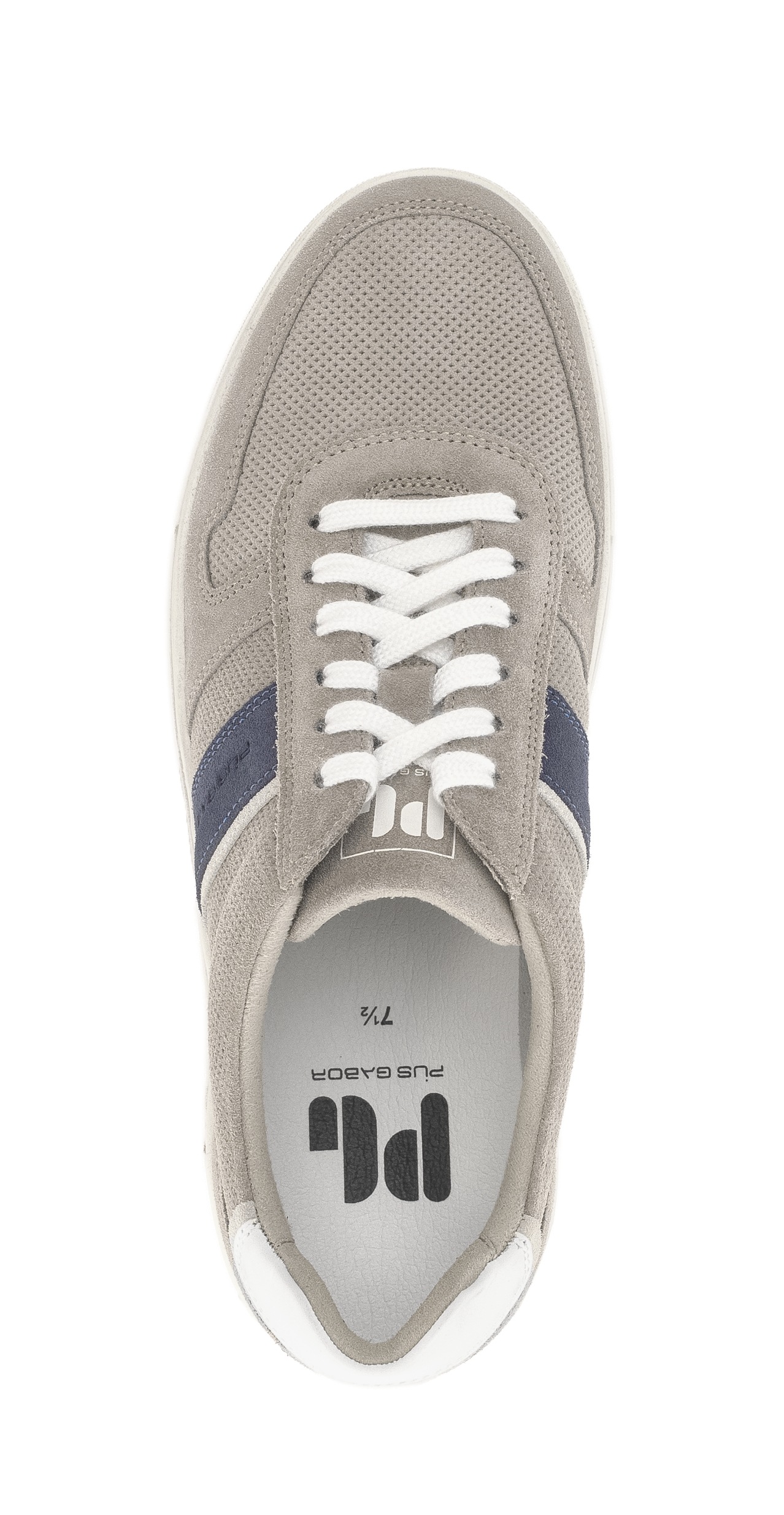 Pius Gabor Sneaker  Freizeitschuh, Halbschuh, Schnürer mit Kontrastbesätze, Weite G