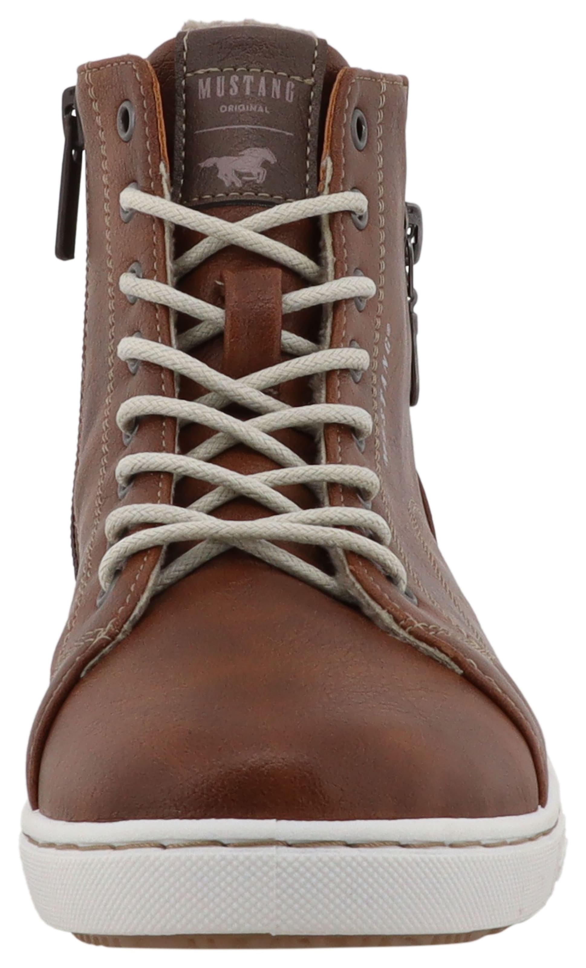 Mustang Shoes Winterstiefelette »Tuala«  Schnürboots mit Reißverschluss