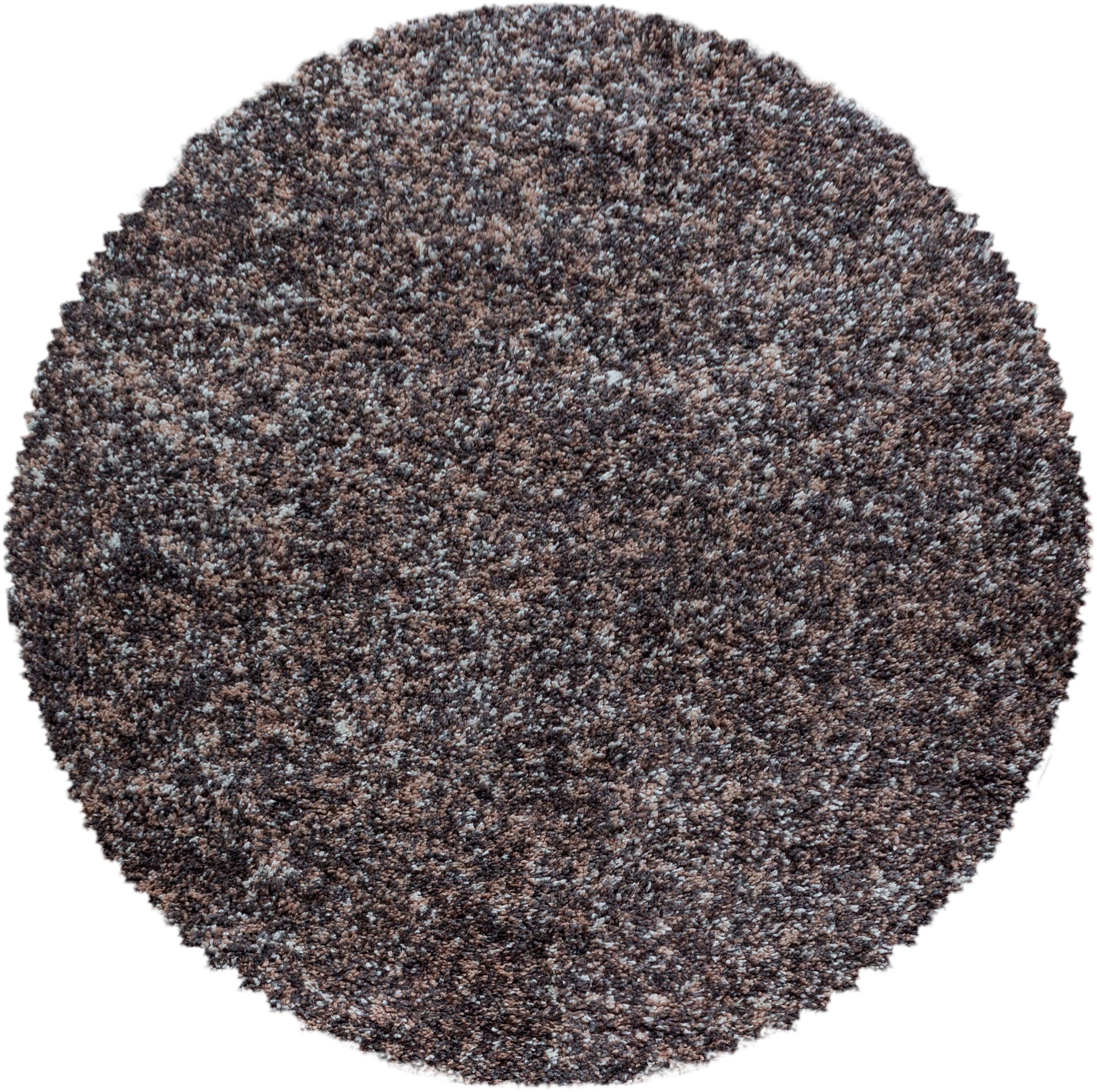 Ayyildiz Teppiche Hochflor-Teppich "Enjoy Shaggy,auch als Läufer und in Rund" rund 50 mm Höhe Shaggy, Langflor, meliert, Wohnzimmer, Schlafzimmer