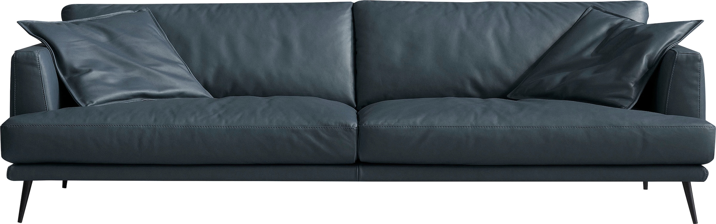Egoitaliano 2,5-Sitzer "Sophia, Designsofa mit extrakomfortablem Sitzkomfort, Breite 214cm" Daunenfederung, inkl. 2 Kissen