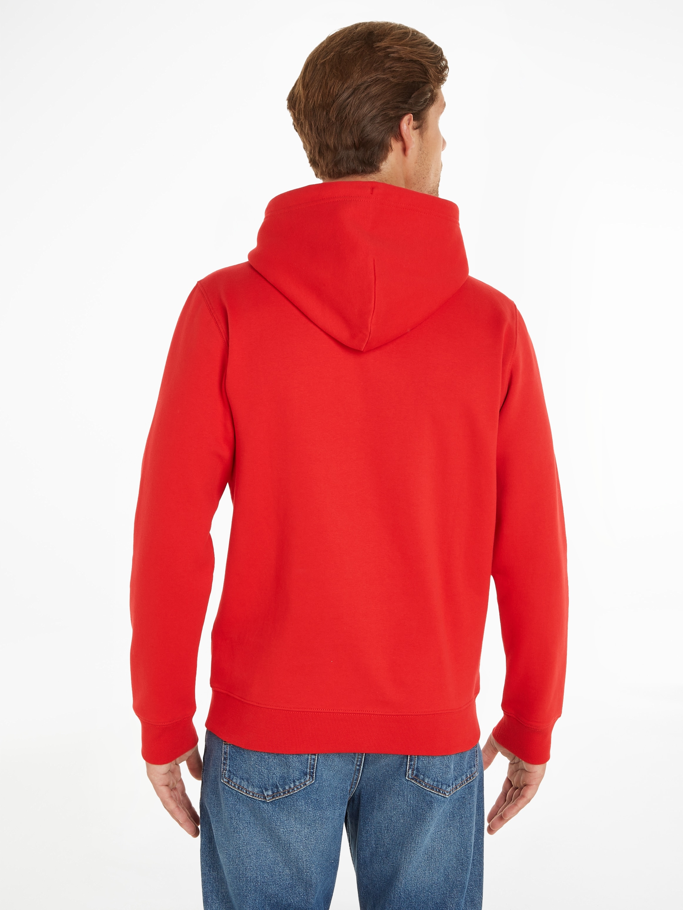 Tommy Jeans Kapuzensweatshirt "TJM REG ESSENTIAL FLAG HOOD EXT", mit Kängur günstig online kaufen