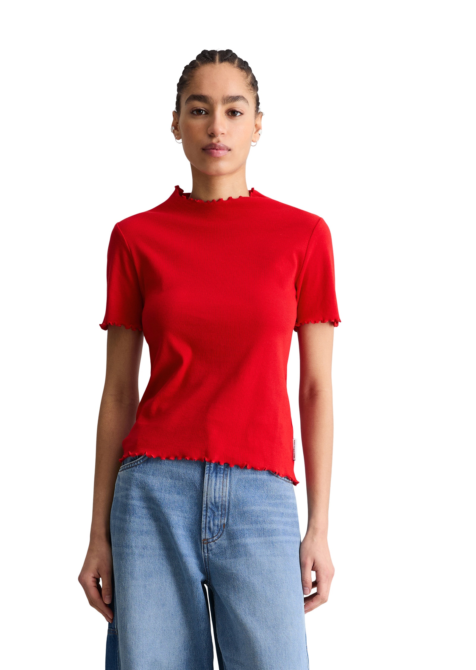 Marc OPolo DENIM T-Shirt "aus Organic Cotton-Stretch-Jersey" günstig online kaufen