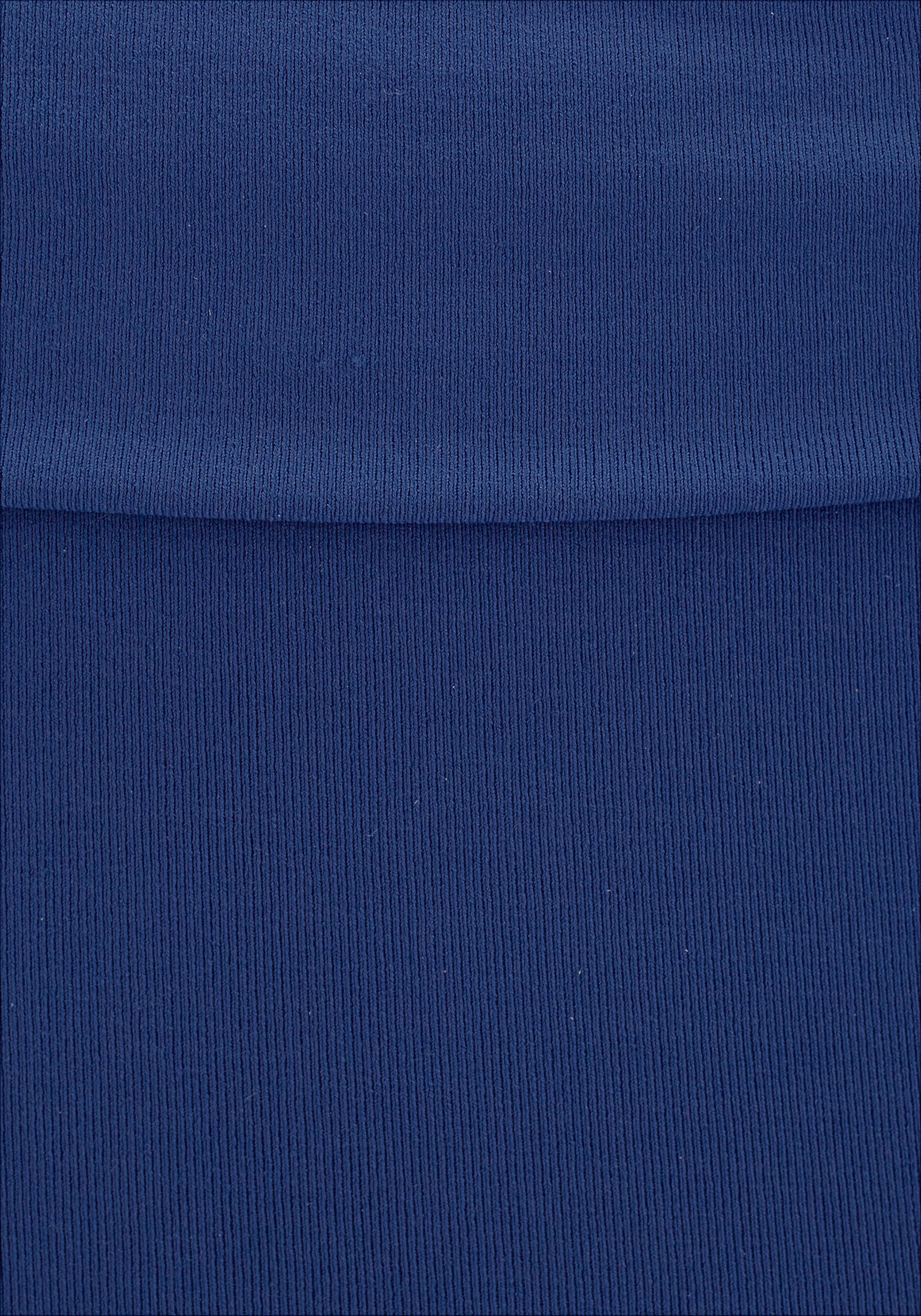 Bikini-Hose BUFFALO "Happy", Damen, Gr. 38, N-Gr, blau, Microfaser, Polyamid, unifarben, Badehosen Bikini-Hose, mit Umschlagbund 3