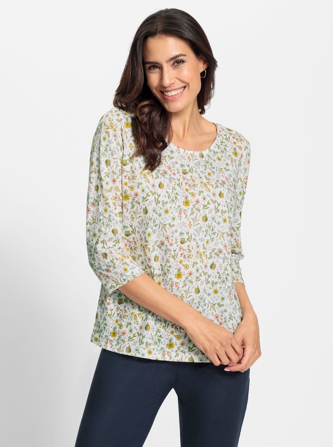 Inspirationen Print-Shirt "3/4-Arm-Shirt" 1 Stk. tlg. günstig online kaufen