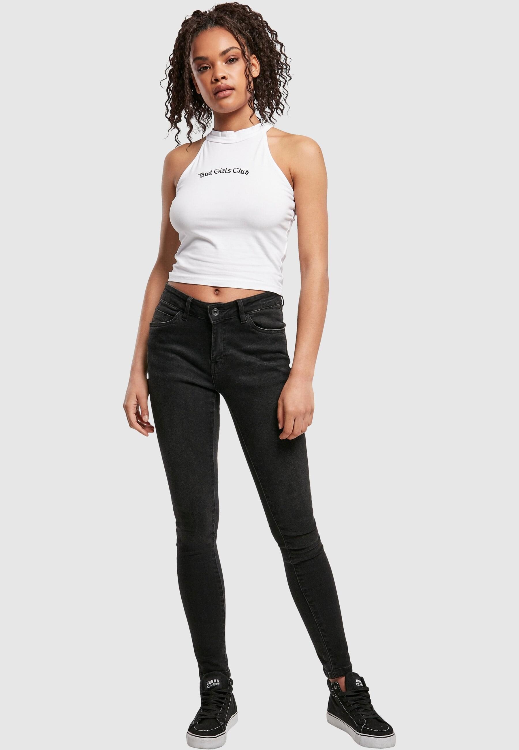 MisterTee T-Shirt »MisterTee Damen Ladies Bad Girls Short Top«, (1 tlg.)