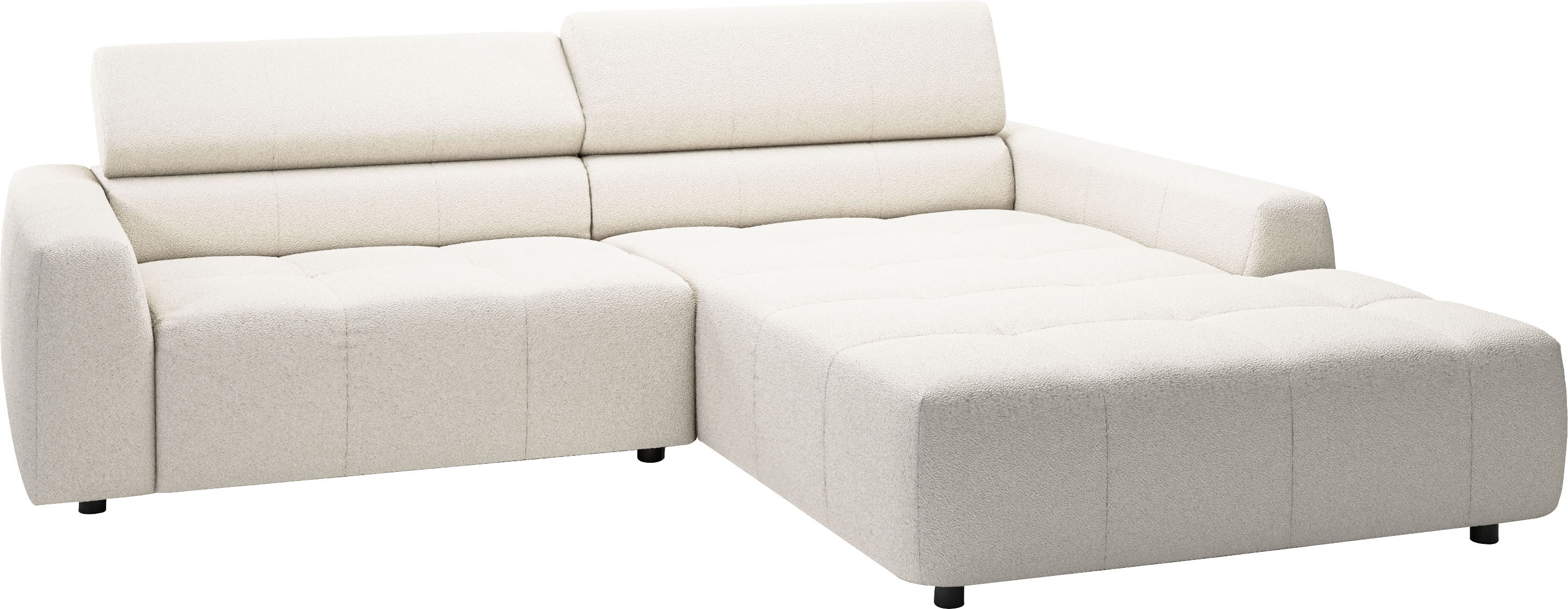 Thumbnail - 3C Candy Ecksofa "Denver auch mit Cord- und Easy care-Bezug, Kopfteilverstellung L-Form" wahlweise. mit motorischer Sitz...