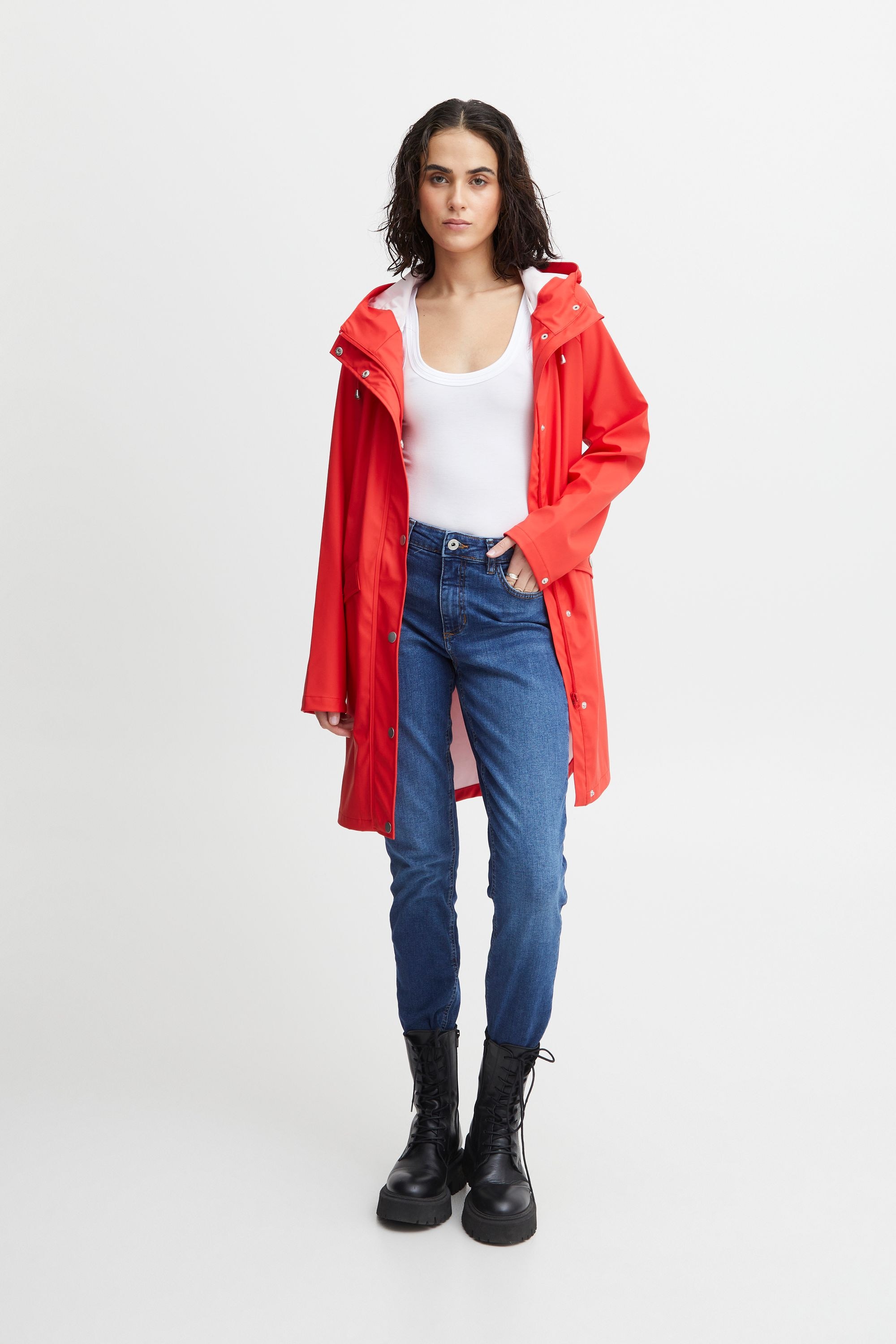 Ichi Regenjacke »Regenjacke IHTazi«, mit Kapuze