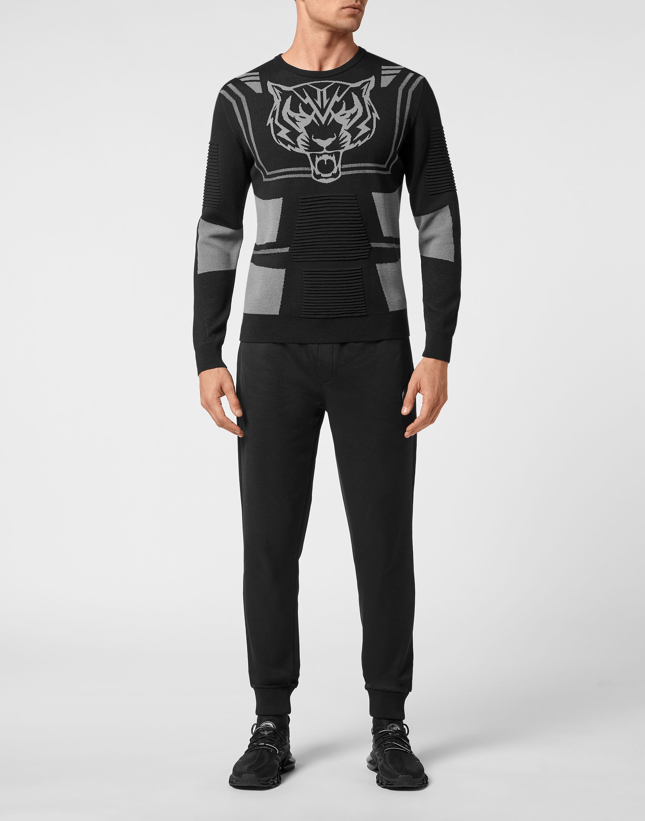 Thumbnail - PLEIN SPORT Rundhalspullover "Rundhalspullover"