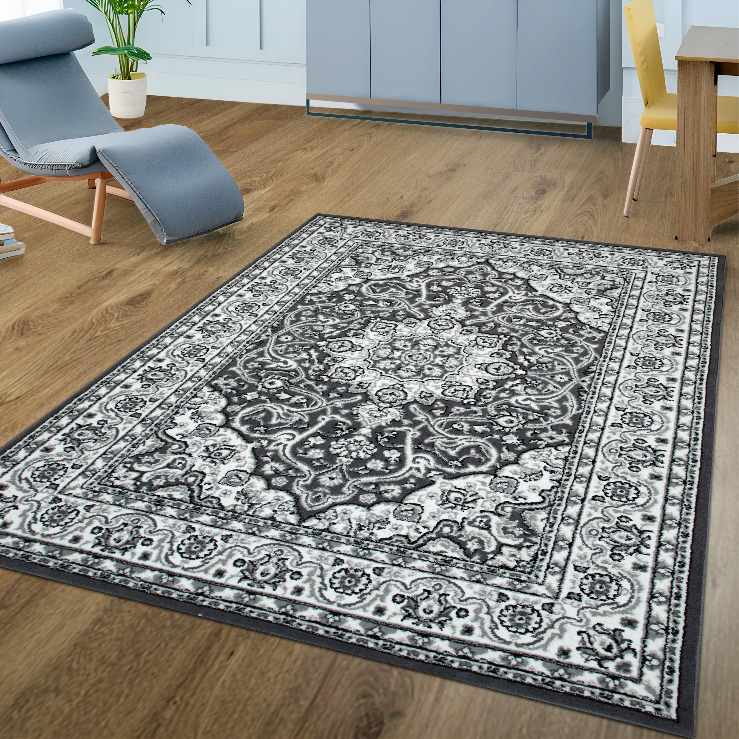 my home Teppich »Miane, Orient-Design, kurzflor«, rechteckig, 8 mm Höhe, weiche Haptik, Wohnzimmer, Esszimmer, Schlafzimmer