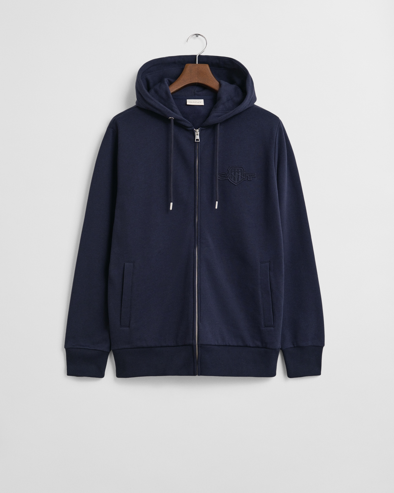 Gant Kapuzensweatjacke "TONAL SHIELD FULL ZIP" Sweatjacke, regular fit günstig online kaufen