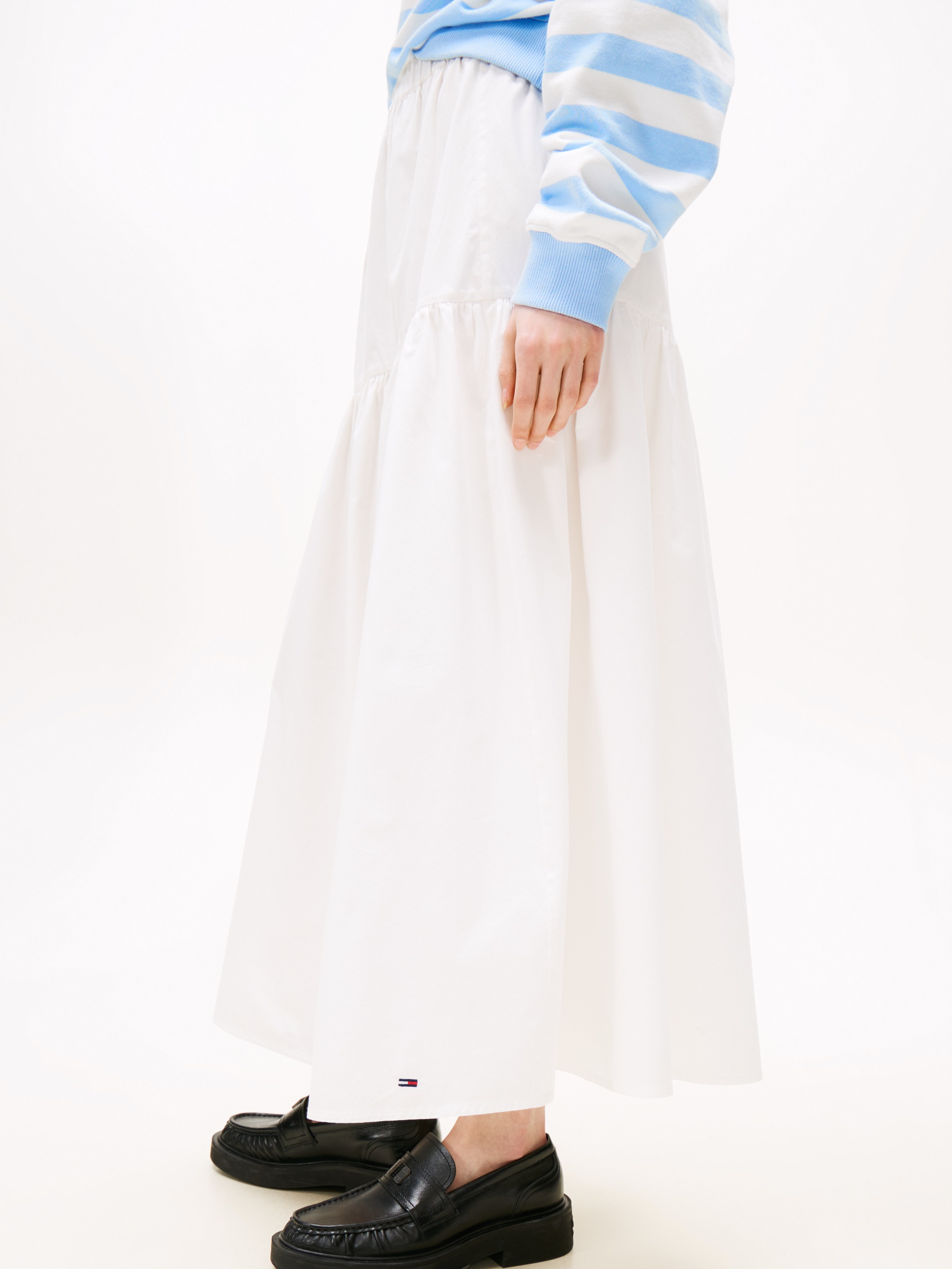 Tommy Jeans Maxirock "TJW POPLIN TIERED MAXI SKIRT" günstig online kaufen