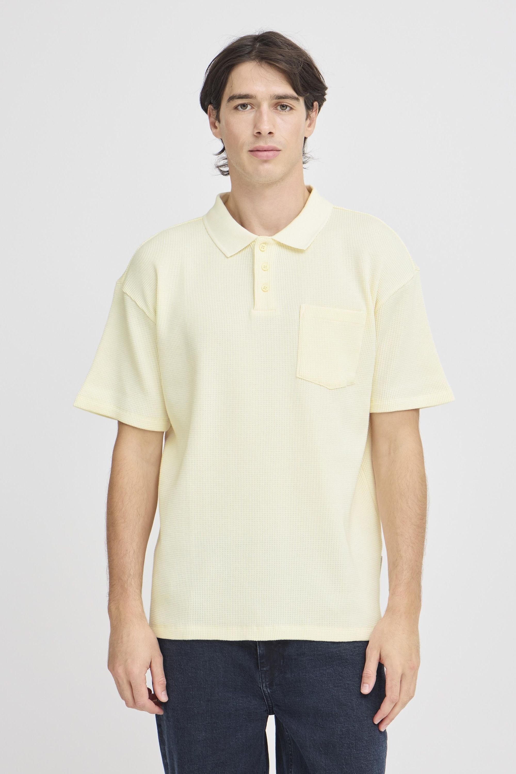 Poloshirt CASUAL FRIDAY "Poloshirt CFCAMERON", Herren, Gr. S, weiß (egret), Obermaterial: 100% Baumwolle CO., Shirts 2