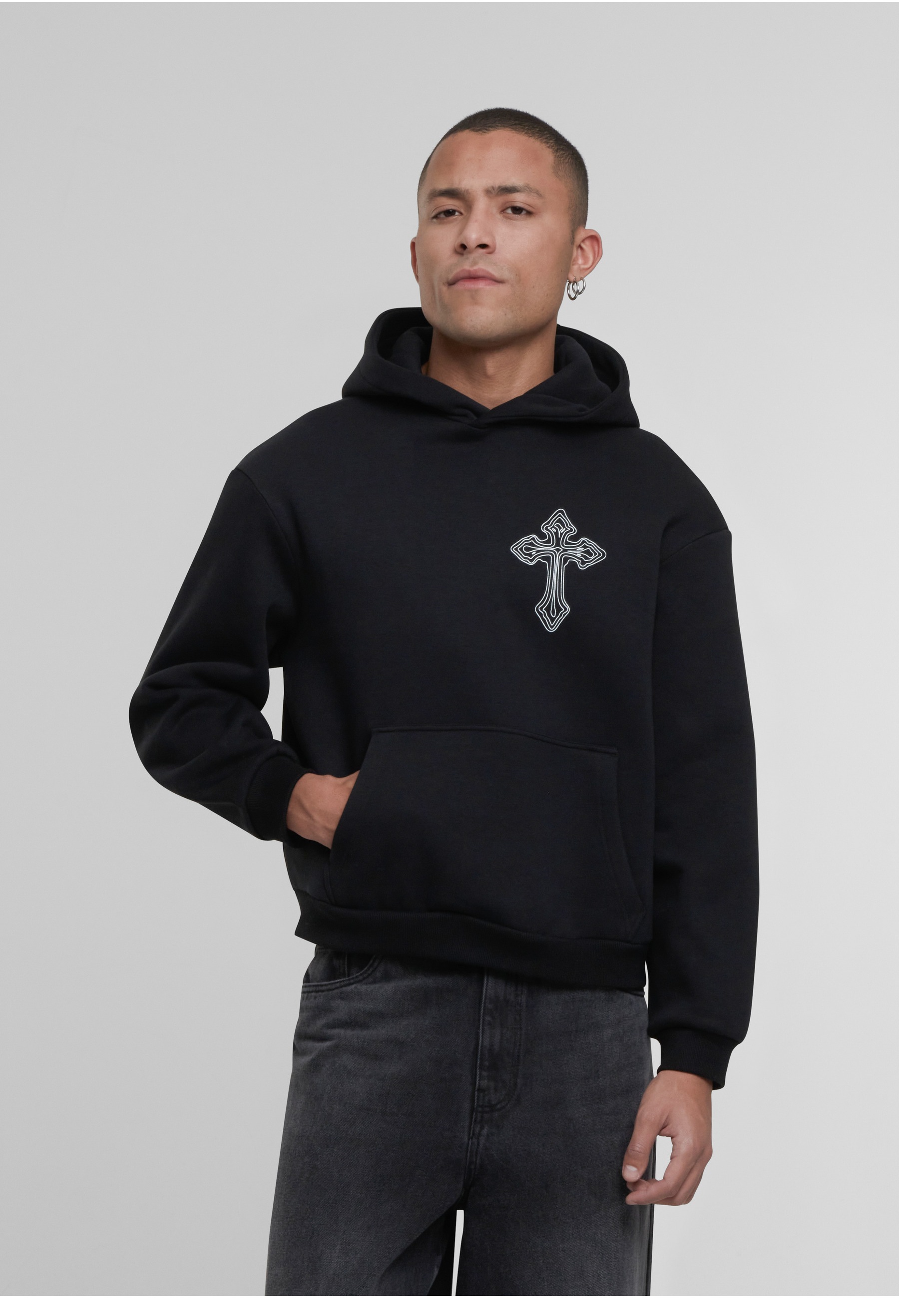 Thumbnail - MisterTee Kapuzenpullover "MisterTee Innocent Face Fluffy Hoody" 1