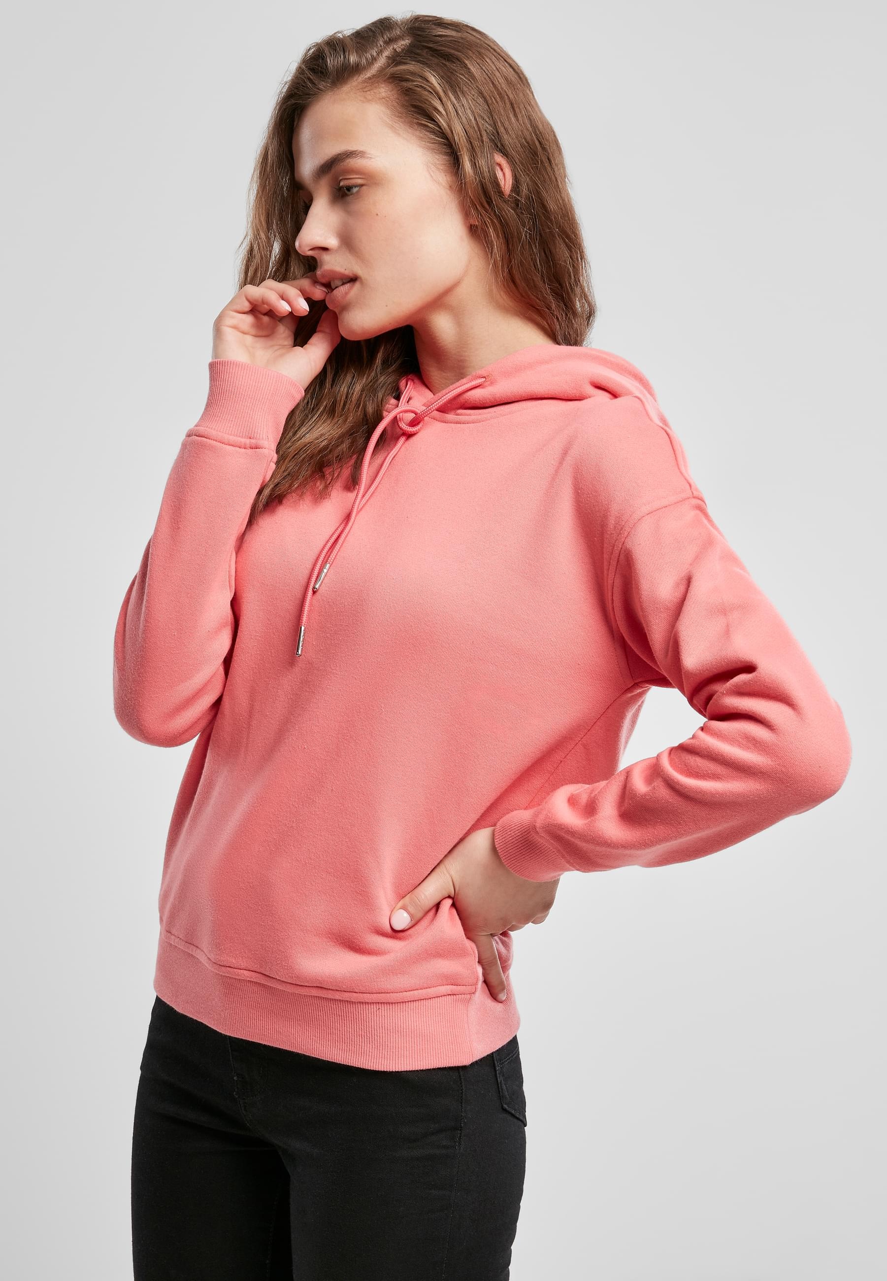 URBAN CLASSICS Kapuzenpullover »Urban Classics Damen Ladies Hoody«, (1 tlg.)