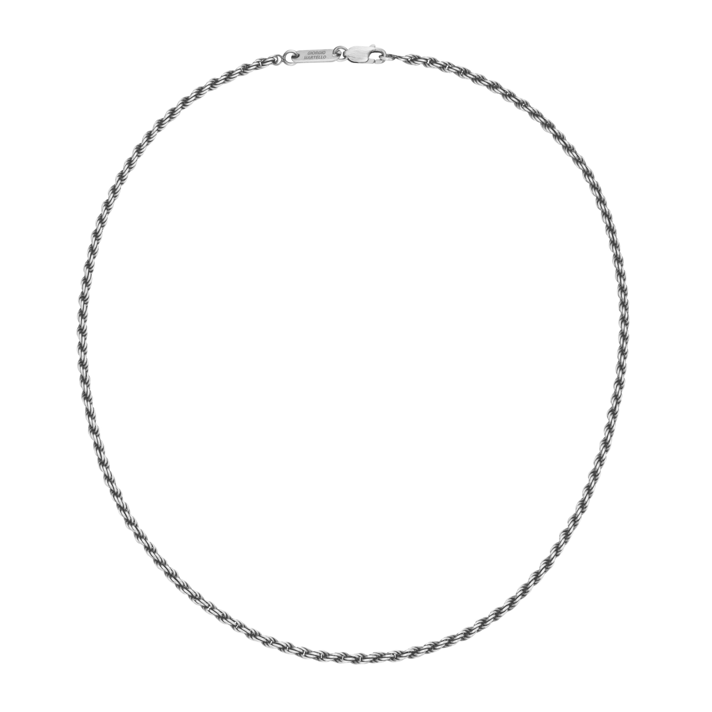GIORGIO MARTELLO MILANO Silberkette »Kordelkette, massiv, Silber 925«