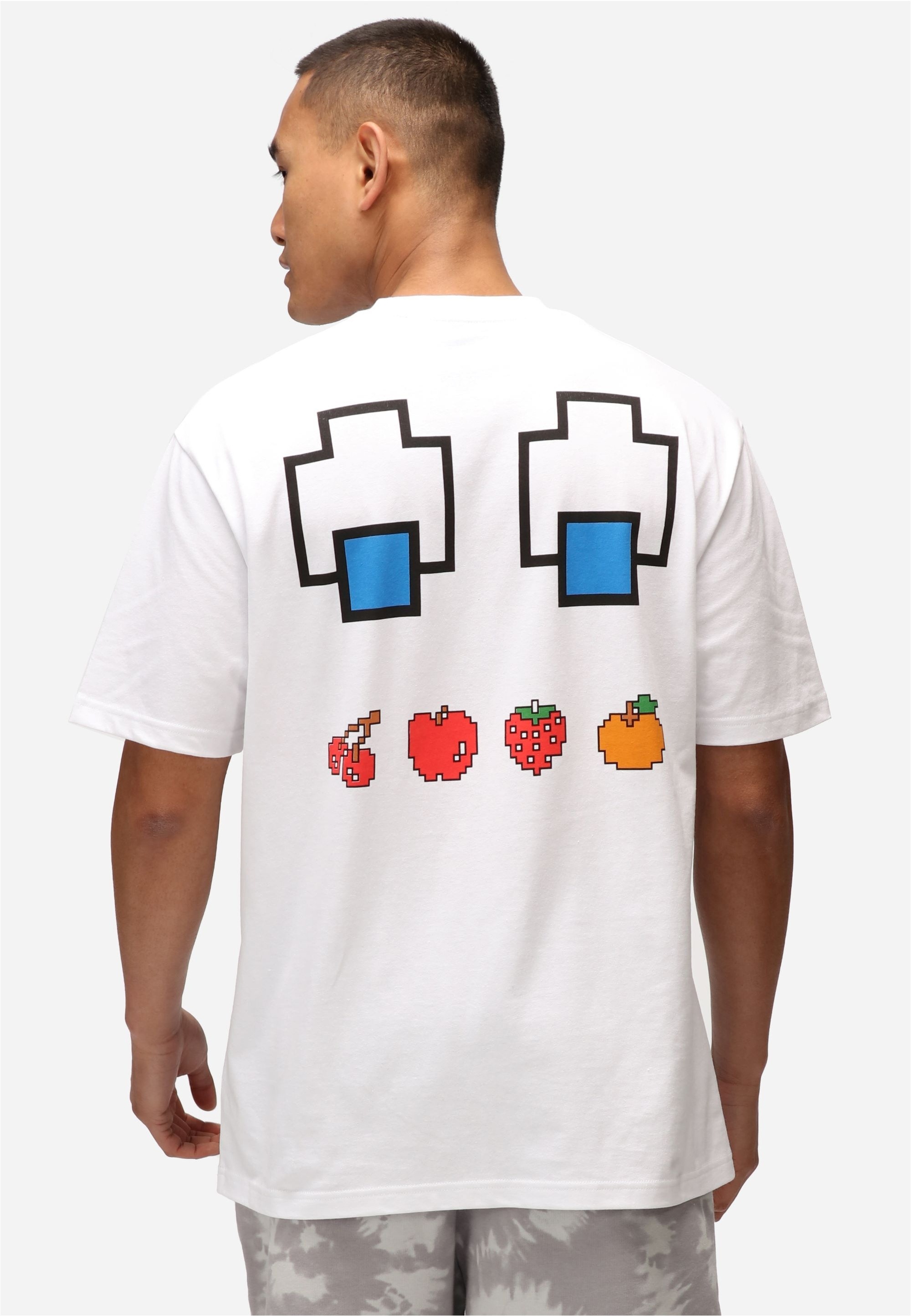 Recovered T-Shirt »Pac Man Fruit Eyes«, (1 tlg.), mit coolem Videospiel-Print