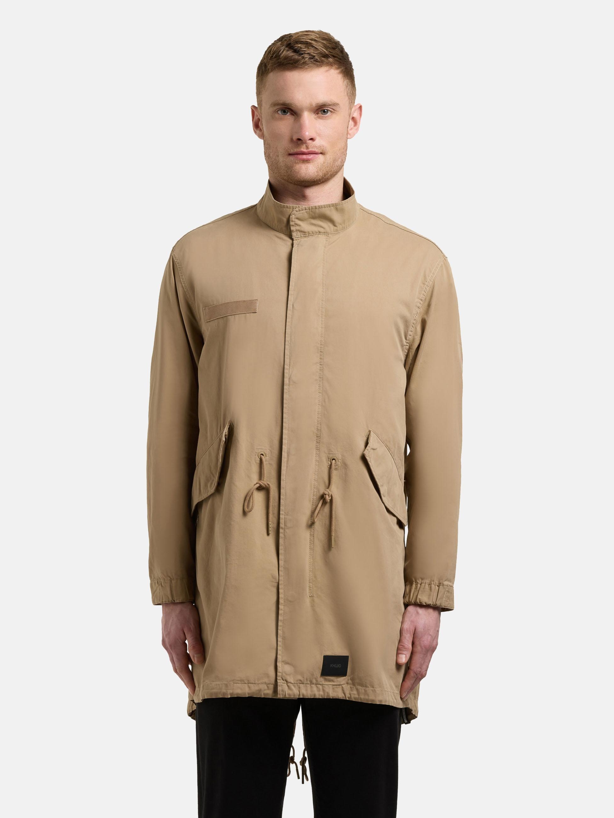 khujo Kurzmantel »Vito« Lockerer Übergangsparka mit Stehkragen