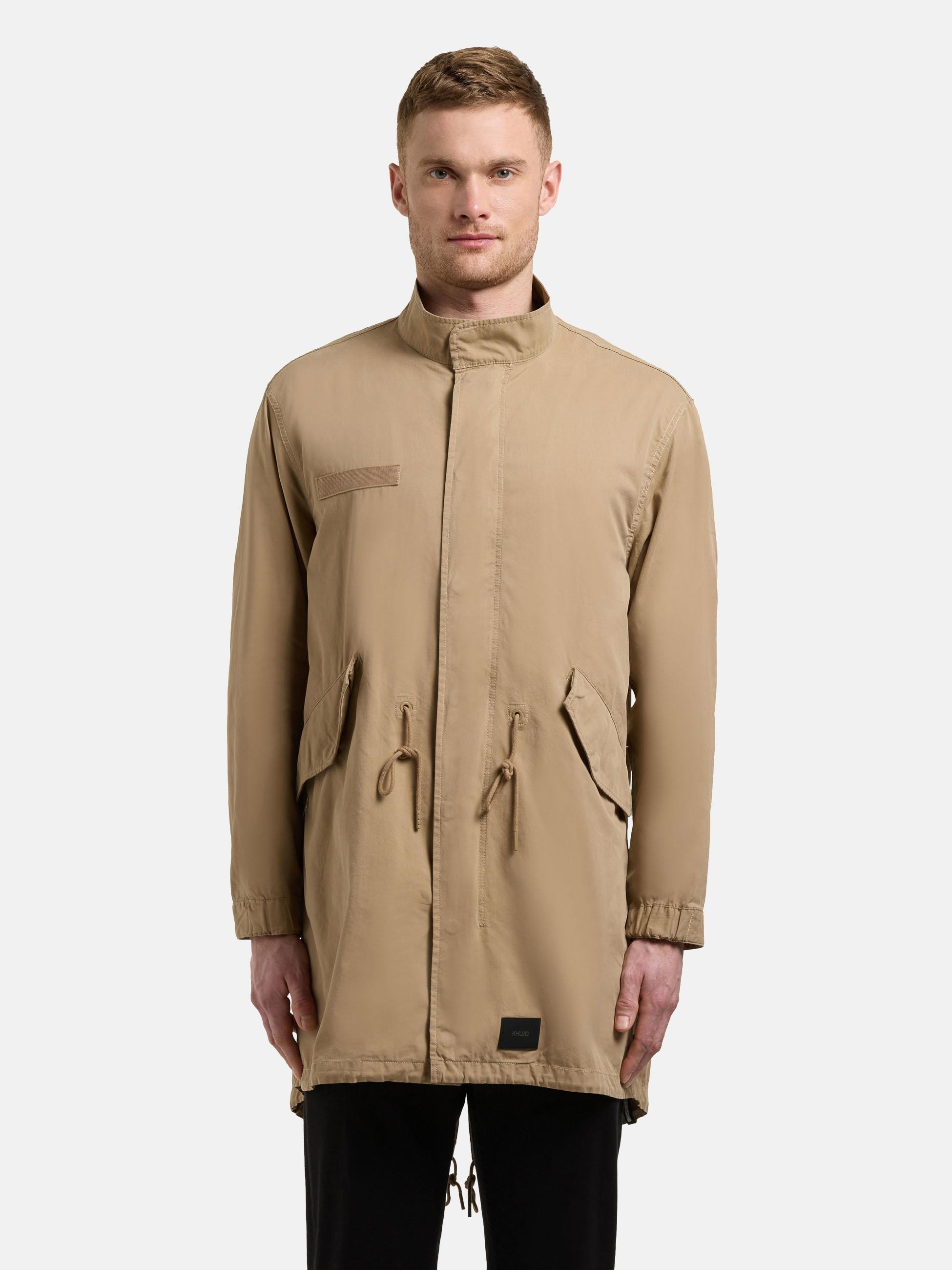 khujo Kurzmantel "Vito" Lockerer Übergangsparka mit Stehkragen günstig online kaufen